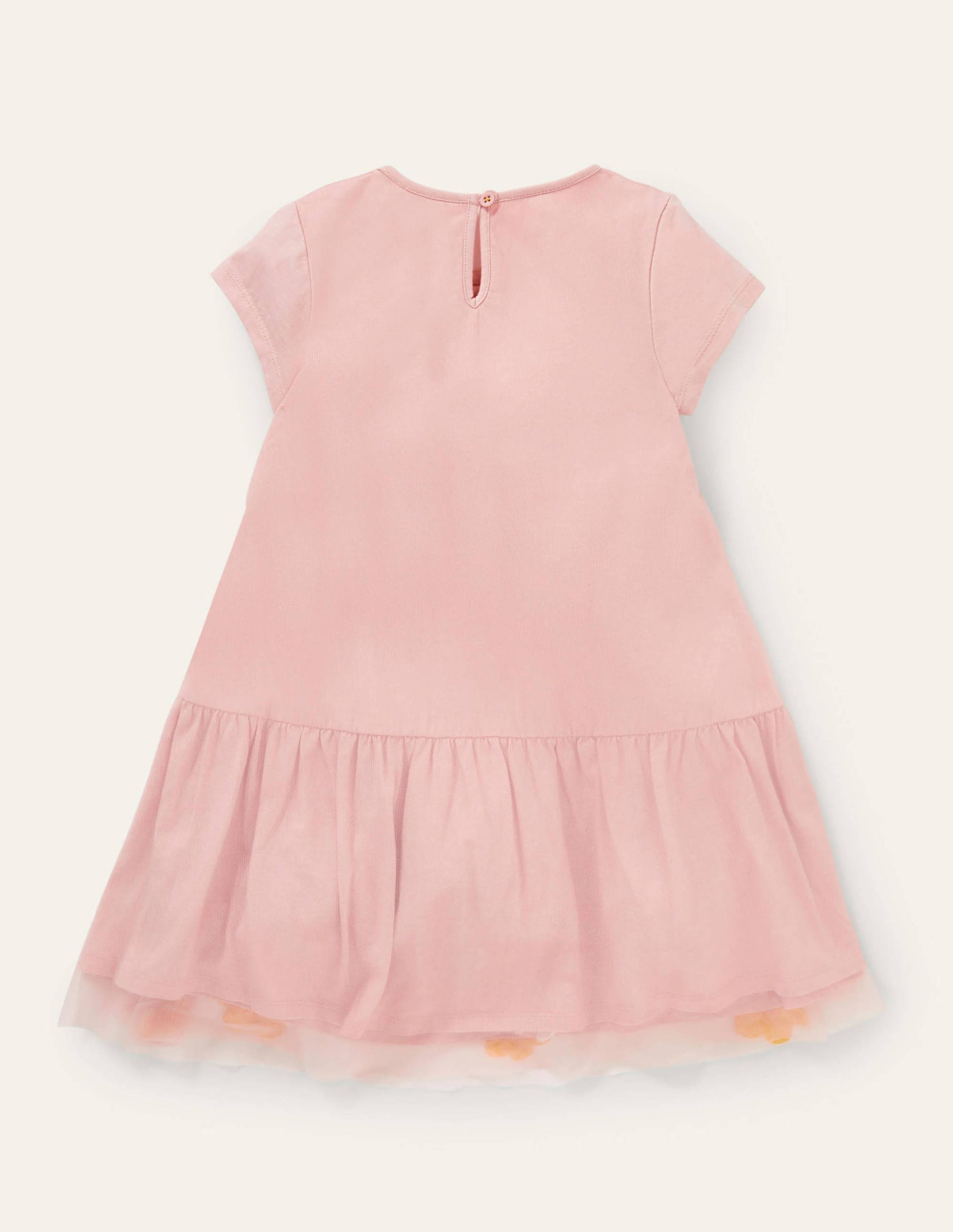 Tulle Flower Dress-Boto Pink-2
