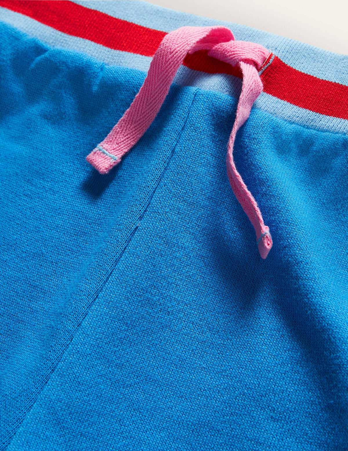 Jersey-Shorts mit Applikation-Marokkoblau, Regenbogen-3