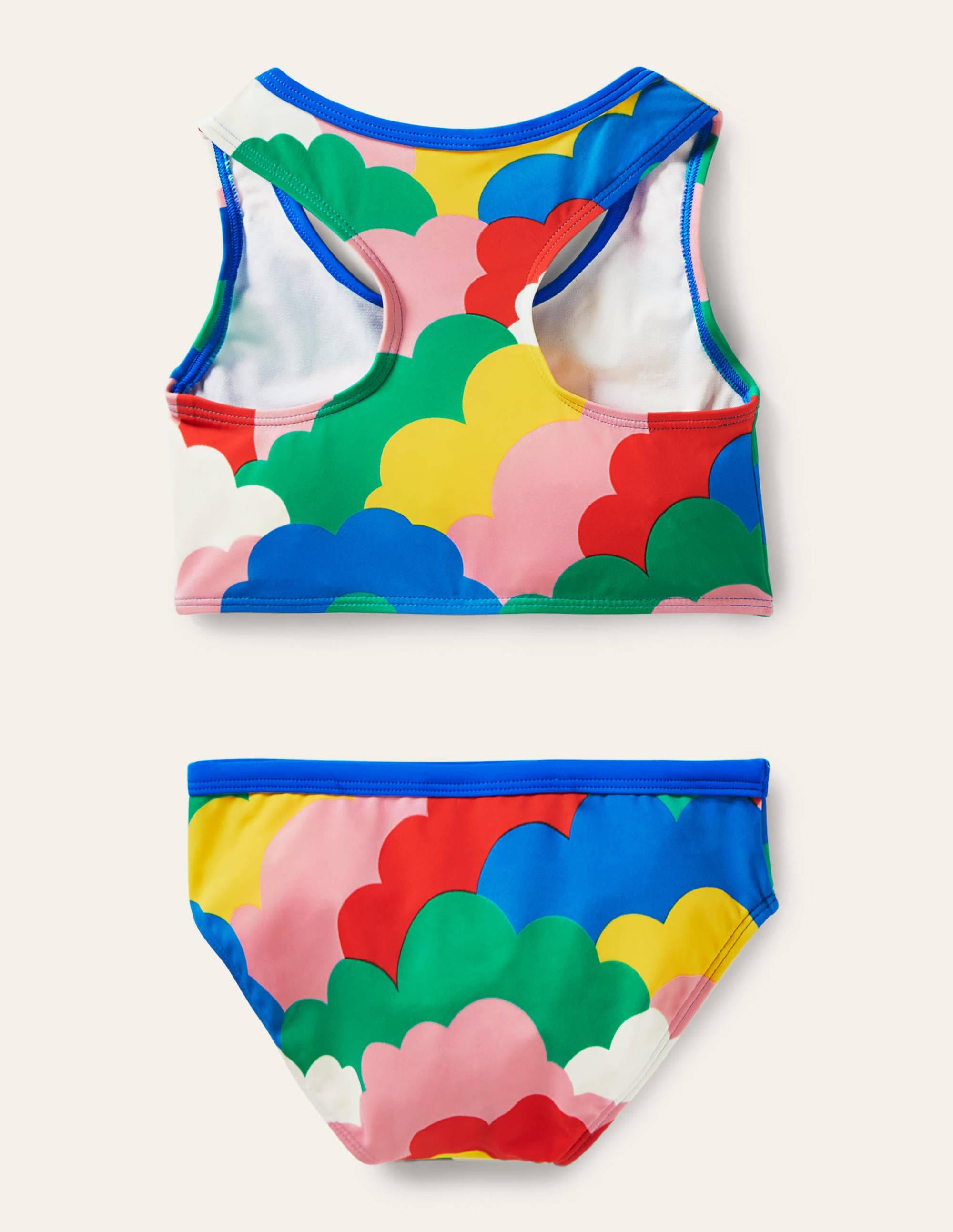 Bikini-Set mit Racerback-Bunte Wolken - Image 2