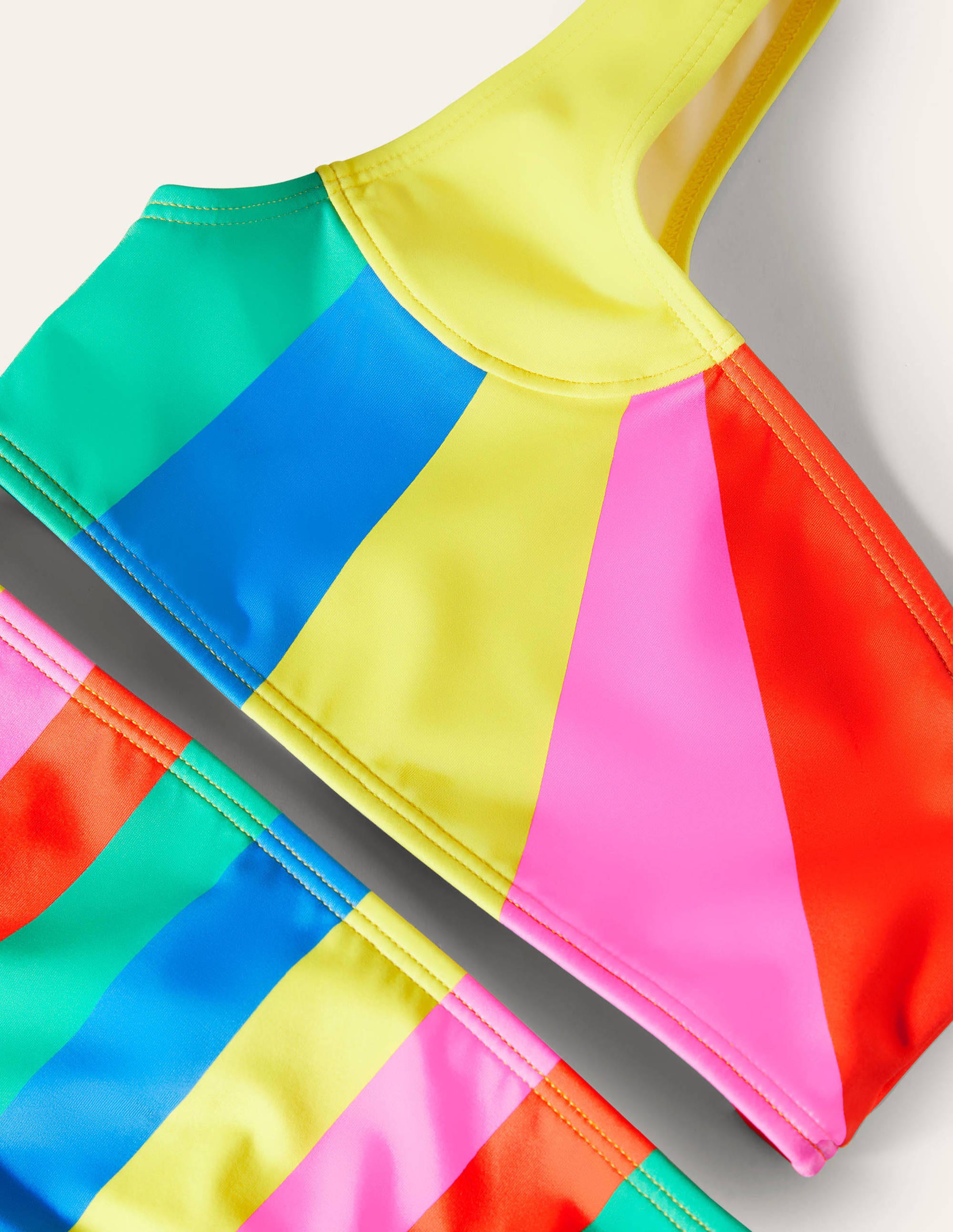 Bikiniset mit einer Schulter-Bunte Sonnenstrahlen - Image 3