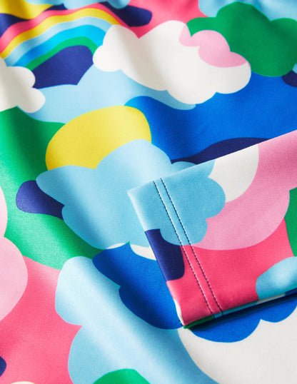 Activewear Leotard-Multi Cloud Camo-3