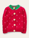 Gilet à appliqué fraise-Fraise coquelicot d'été