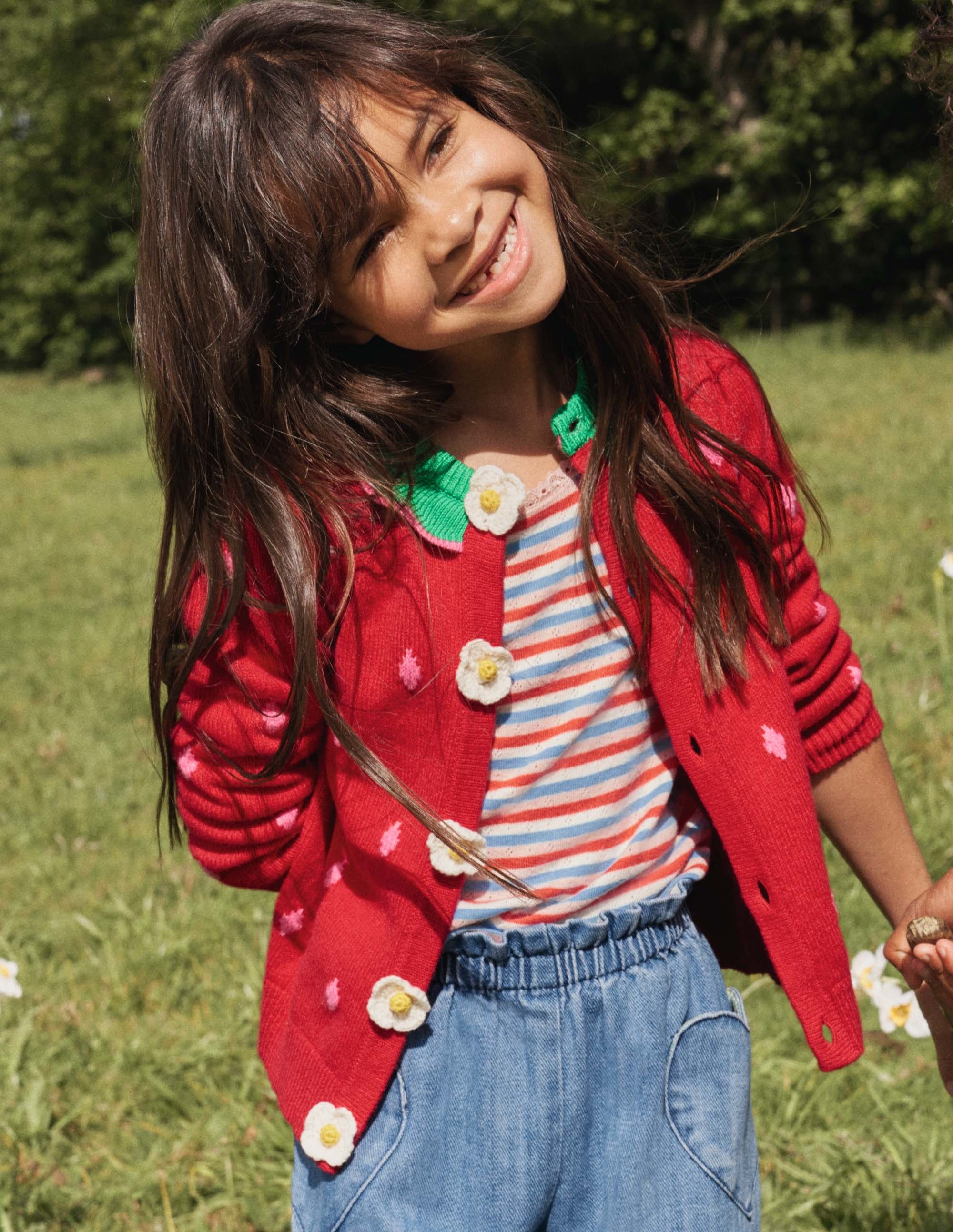 Gilet à appliqué fraise-Fraise coquelicot d'été - Image 5