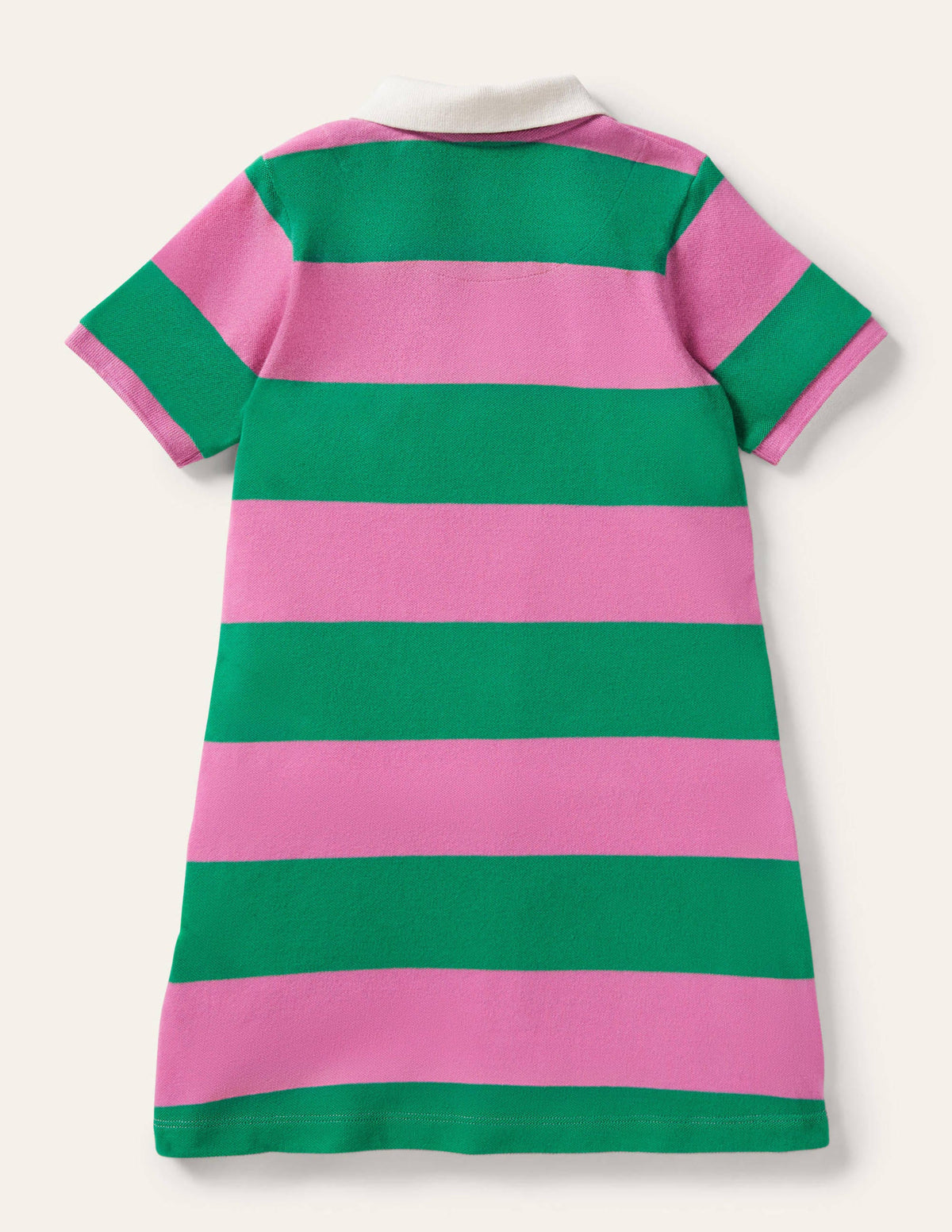 Polokleid mit Applikation-Paprikagrün/Rosa, Pferd - Image 2