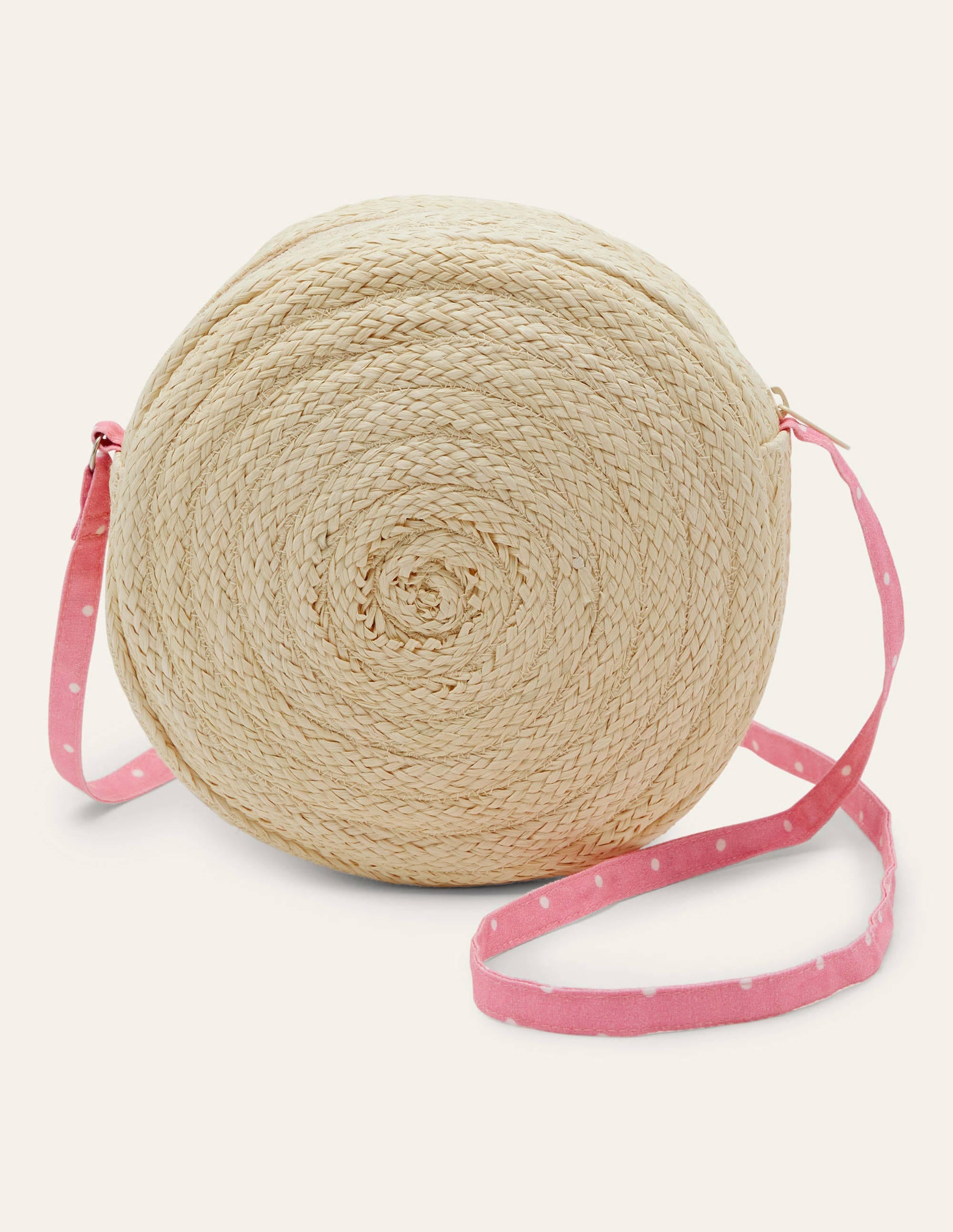 Sac en paille-Fraises couleur naturelle - Image 2
