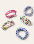 5 chouchous-Motif fleuri clair