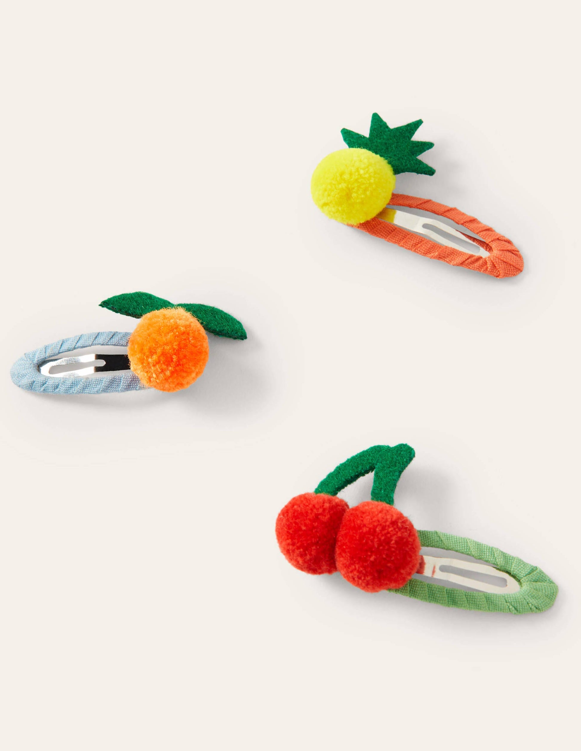 Originelle Haarclips im 3er-Pack-Bunt, Früchte-1