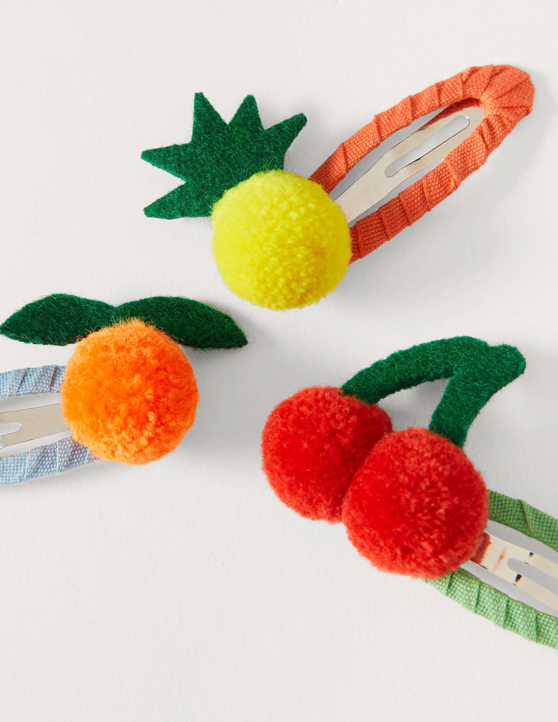 Originelle Haarclips im 3er-Pack-Bunt, Früchte-2