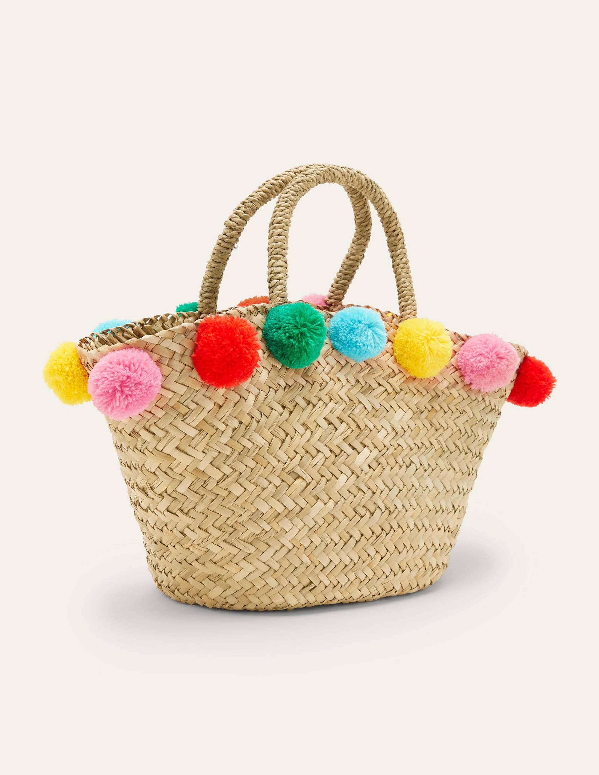 Korbtasche mit Bommeln-Bommel - Image 1