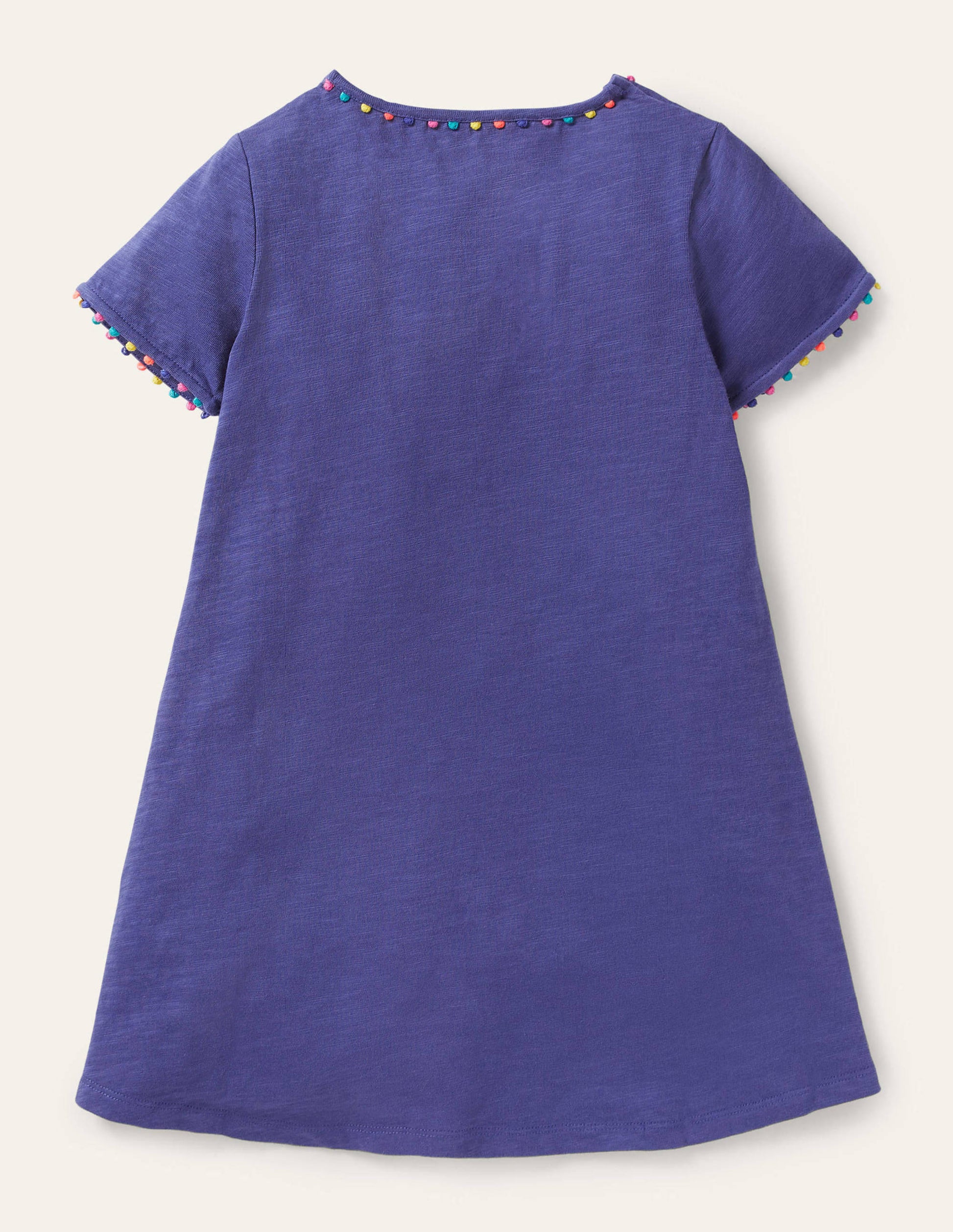 Charlie Jerseykleid mit Bommeln-Segelblau-2