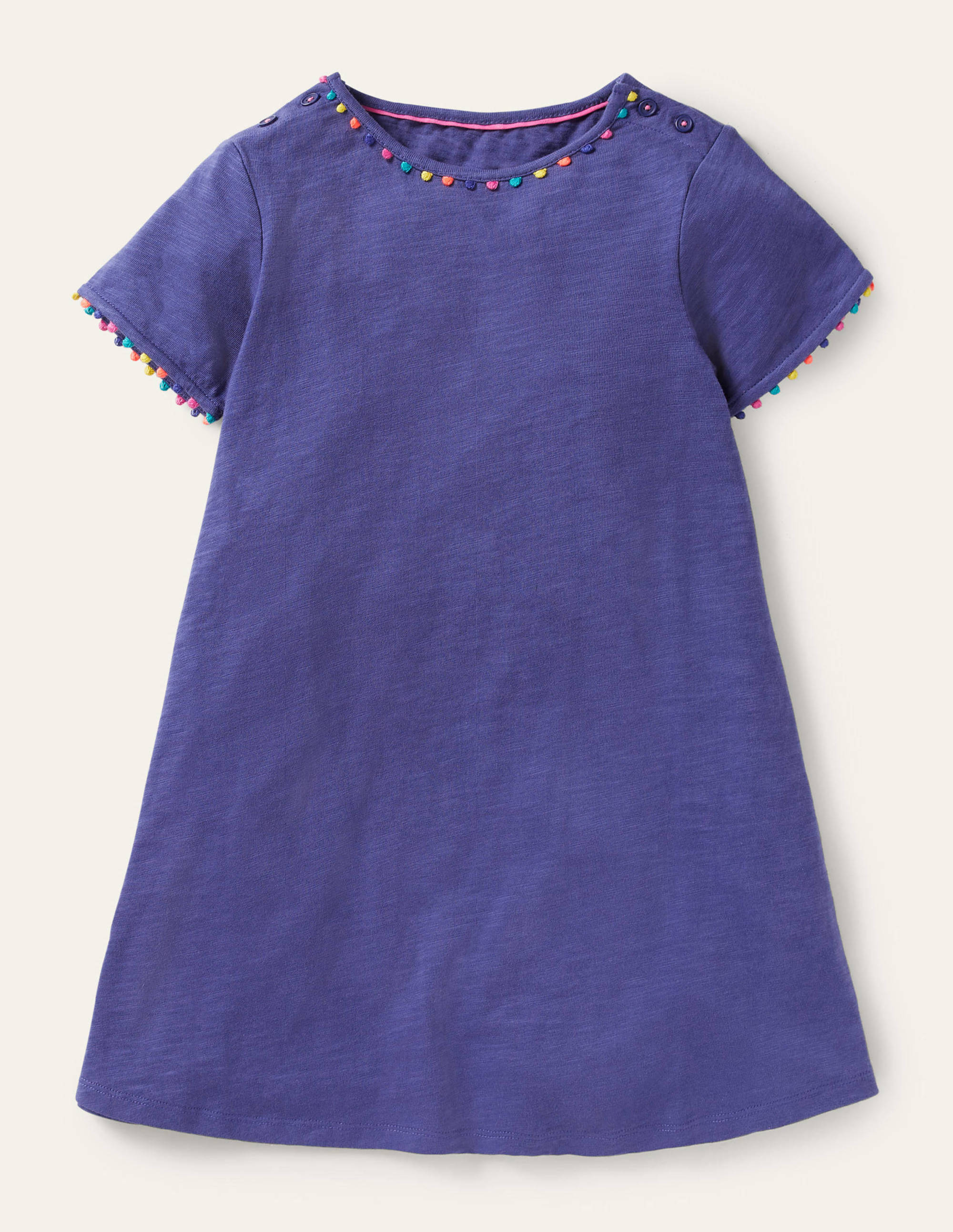 Charlie Jerseykleid mit Bommeln-Segelblau - Image 1