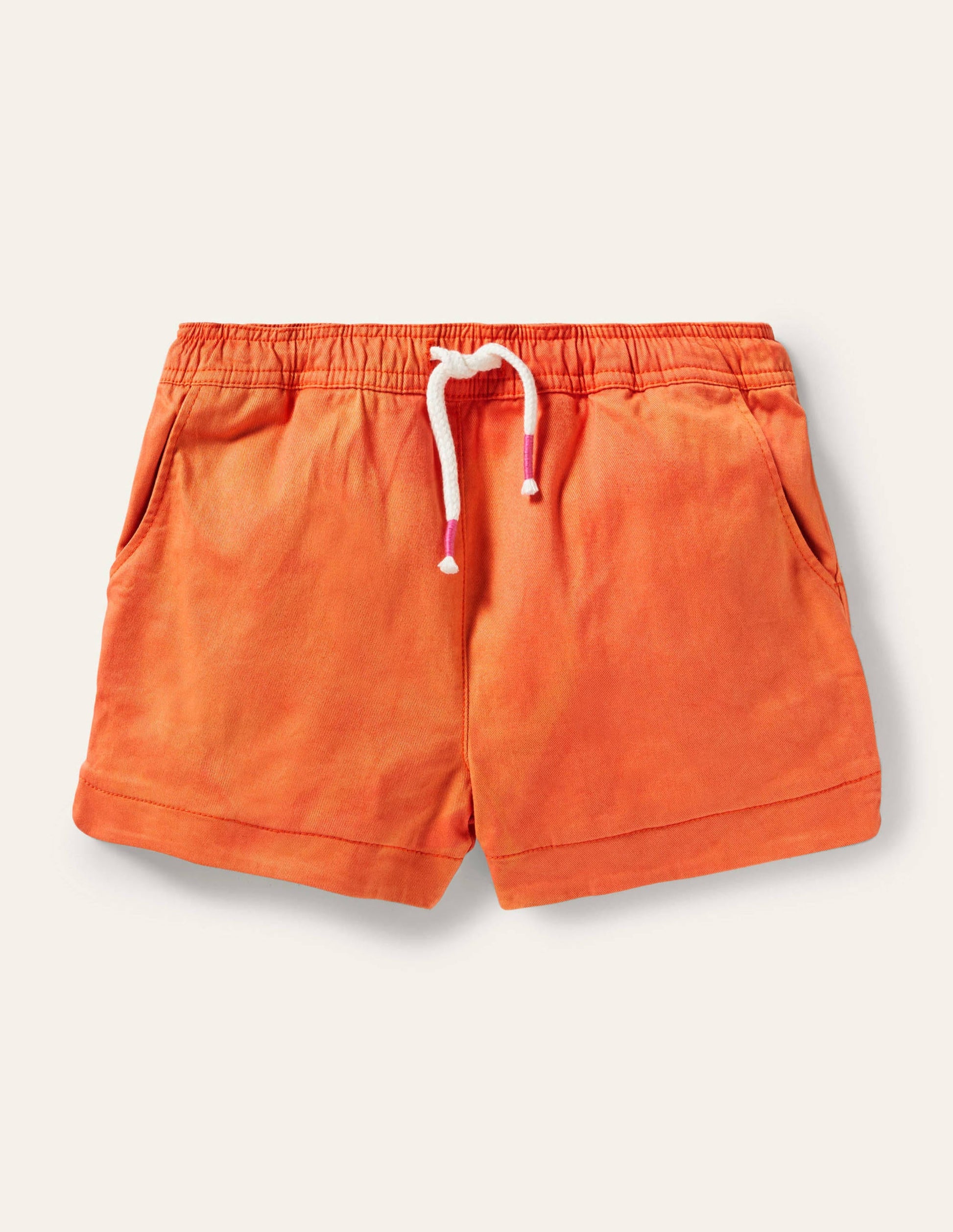 Shorts mit Herztaschen-Mandarinenorange-1