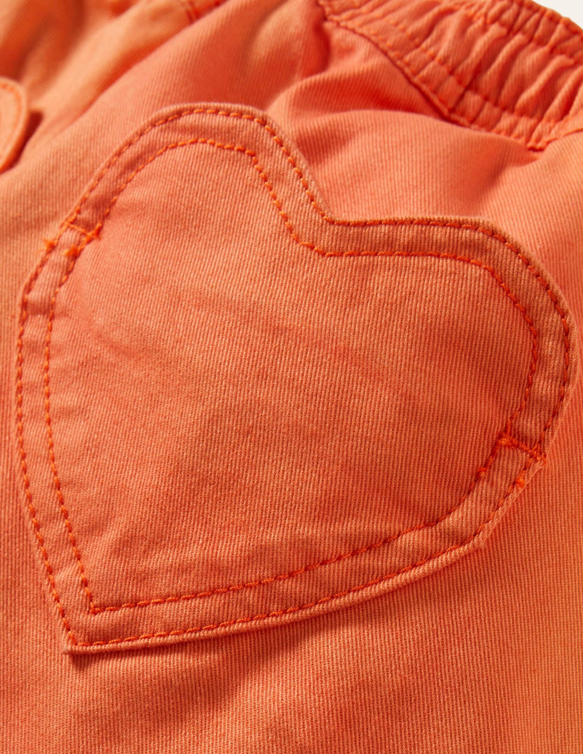 Shorts mit Herztaschen-Mandarinenorange-3