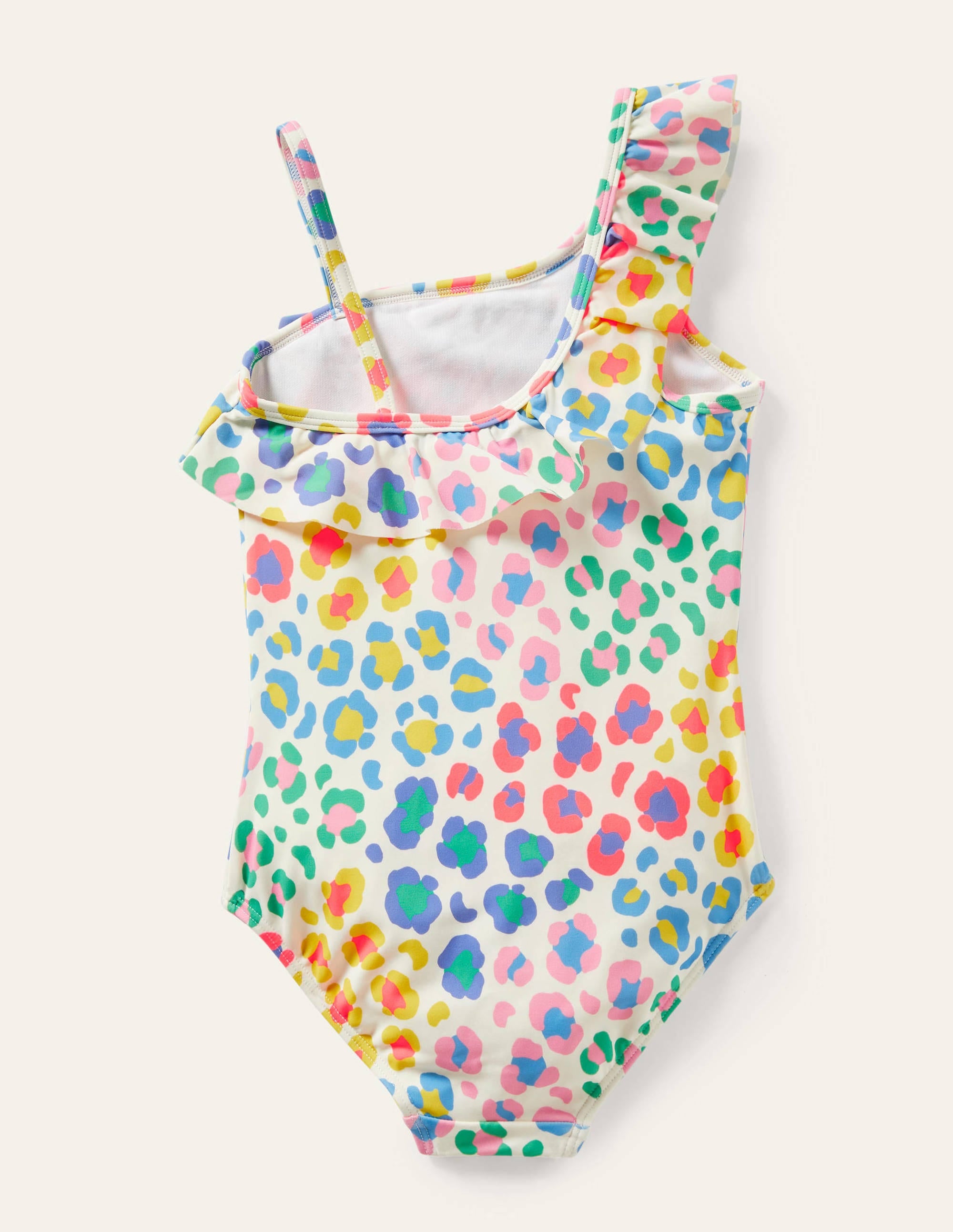 Maillot de bain avec volants sur l'épaule-Imprimé léopard multi - Image 2