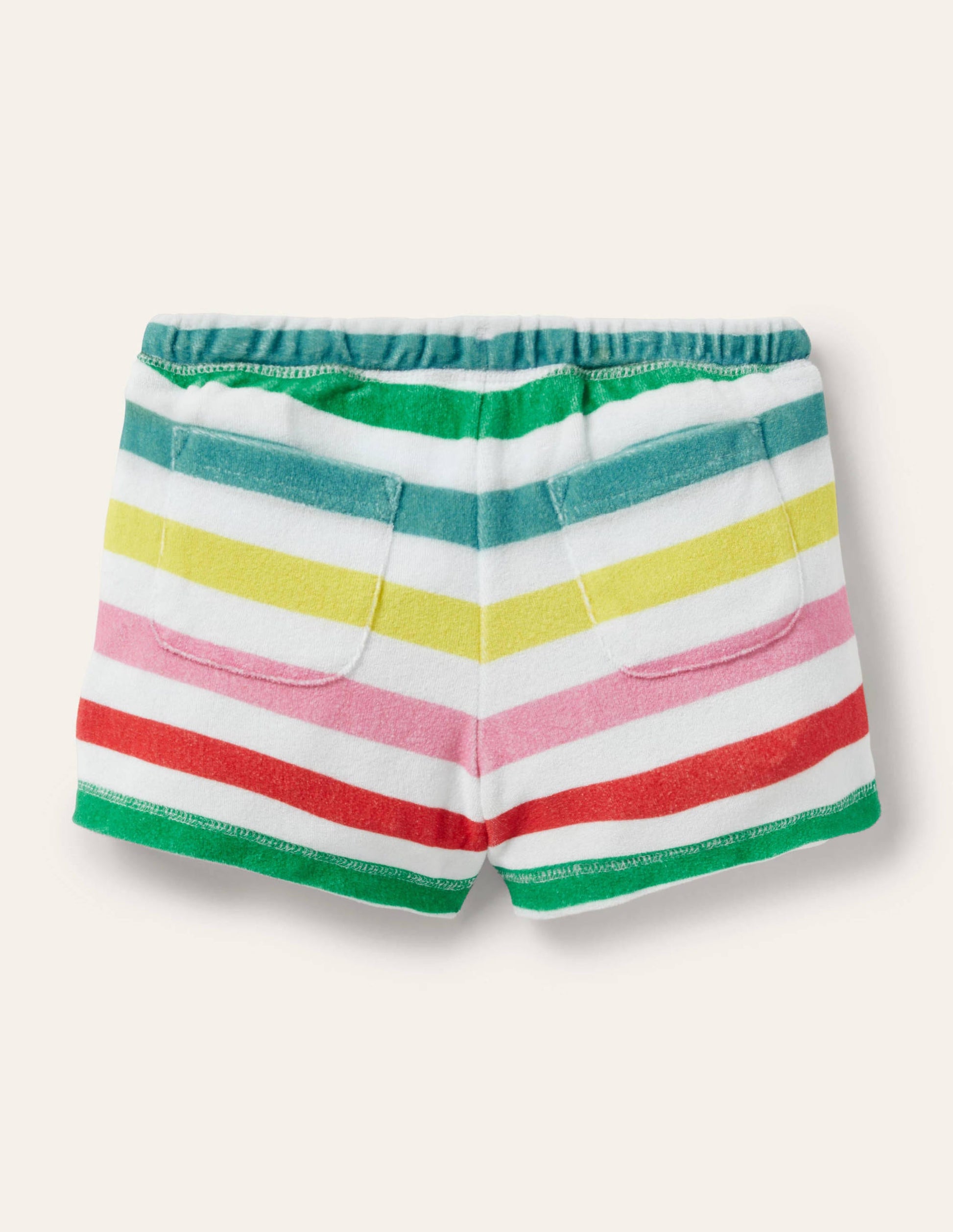 Short en éponge-Rayé multi-2