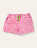 Short en éponge-Flamant limonade rose