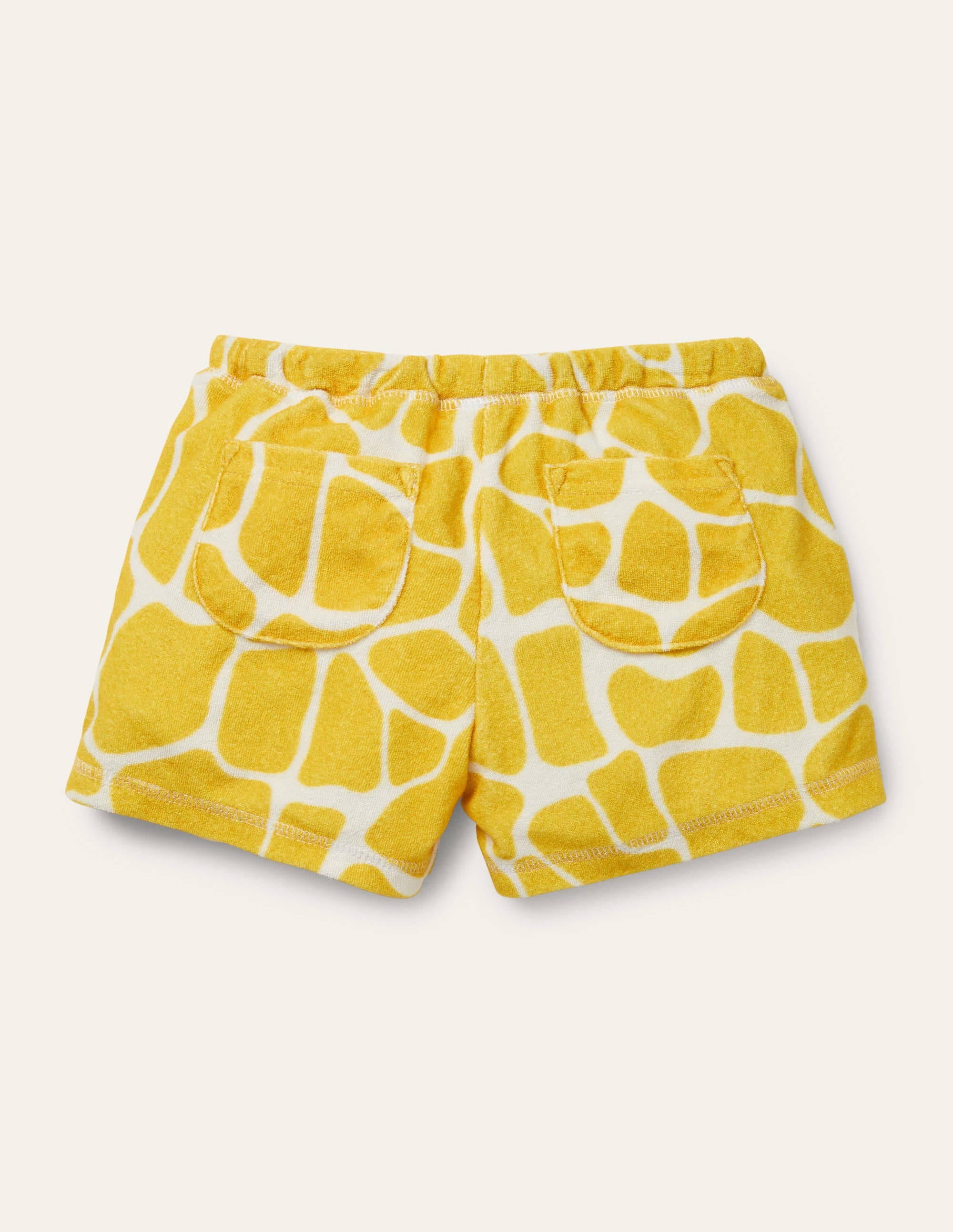 Frottee-Shorts-Narzissengelb, Giraffe - Image 2