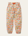 Pantalon tissé décontracté et imprimé-Motif floral tropical multi