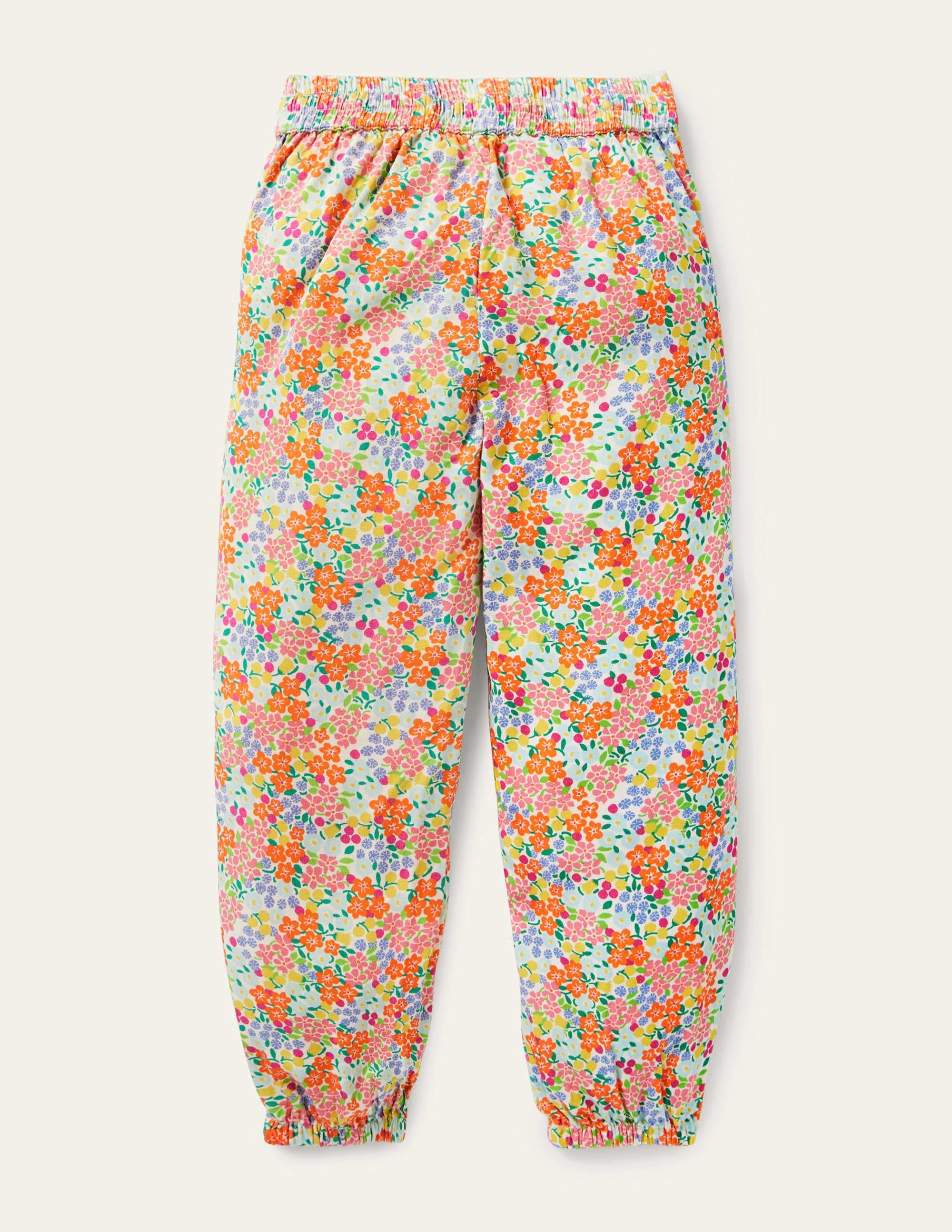 Pantalon tissé décontracté et imprimé-Motif floral tropical multi - Image 2