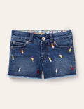 Short en jean-Glaces denim