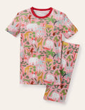 Glow-In-The-Dark Short Pyjamas-Pink Lemonade Jungle