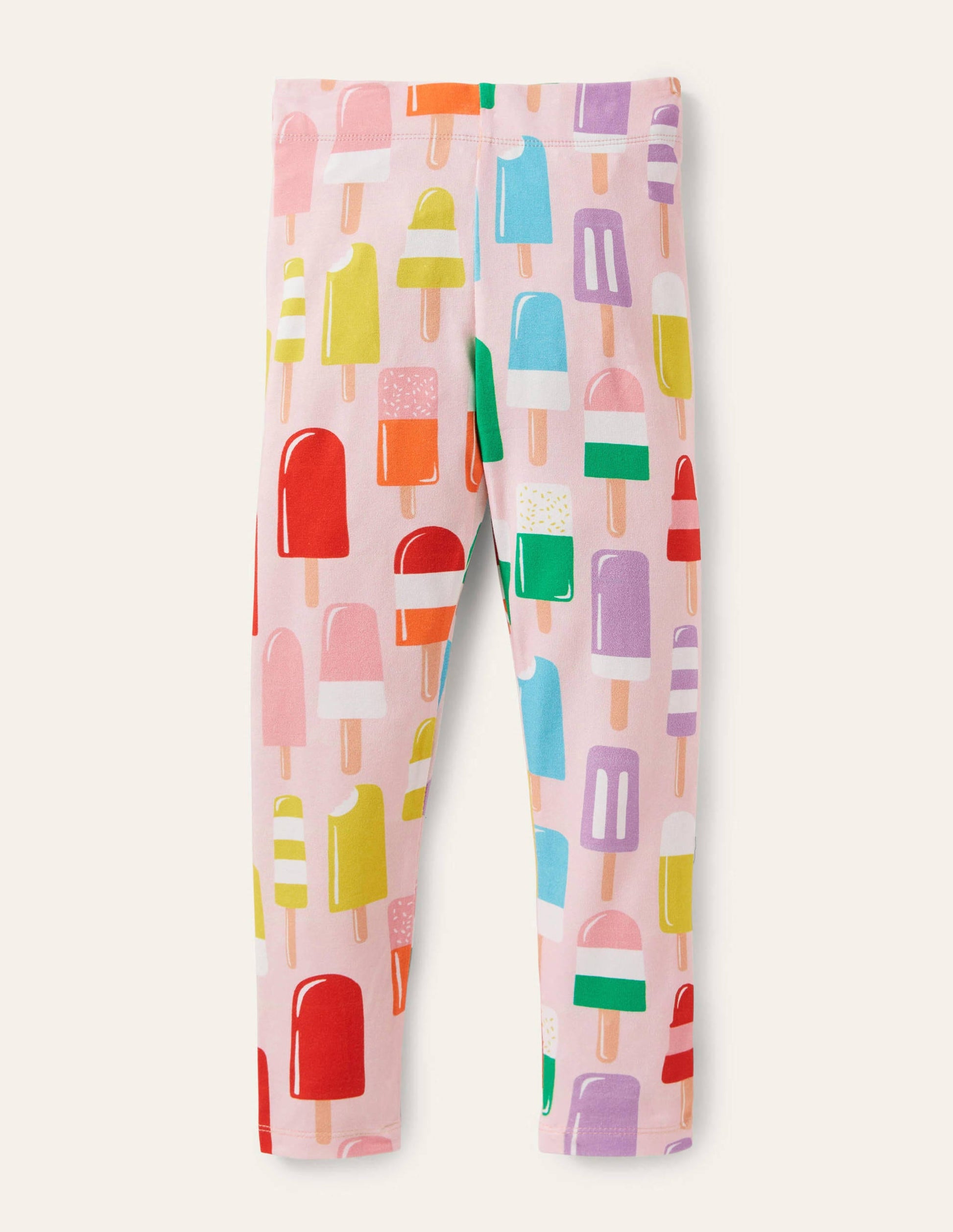 Legging fun-Glaces à l'eau rose Provence poudré-1