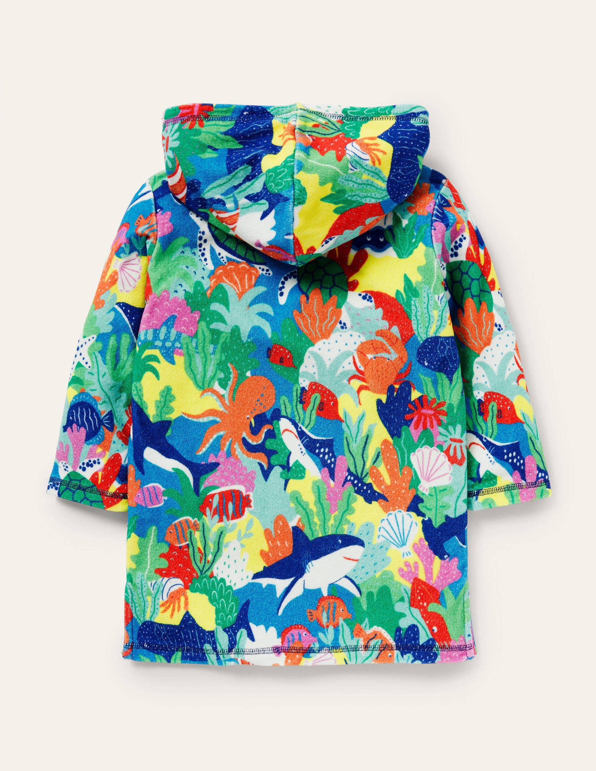 Poncho en éponge-Récif arc-en-ciel multi-2