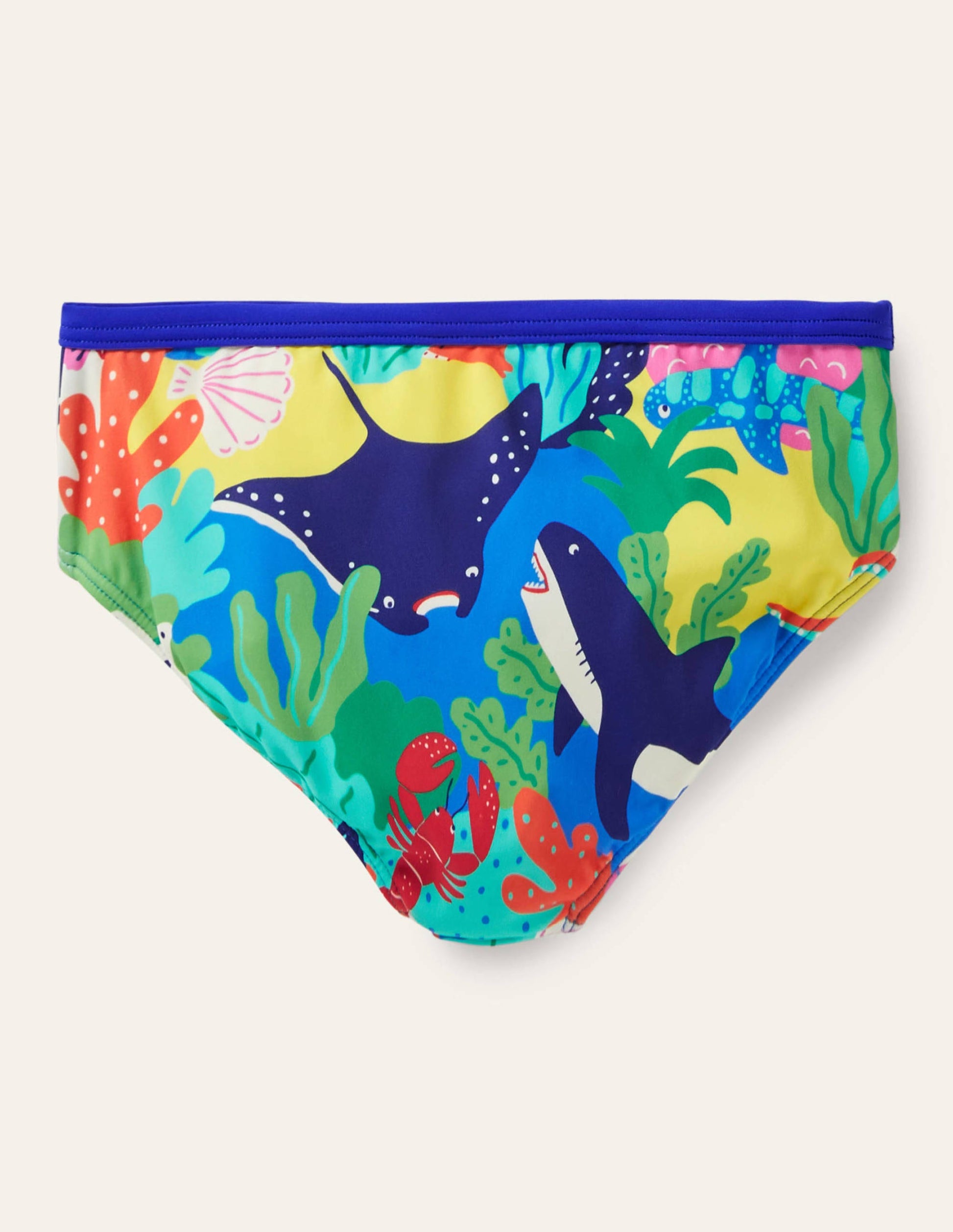 Gemusterte Bikinihose-Bunt/Regenbogenfarben, Riffszene-2
