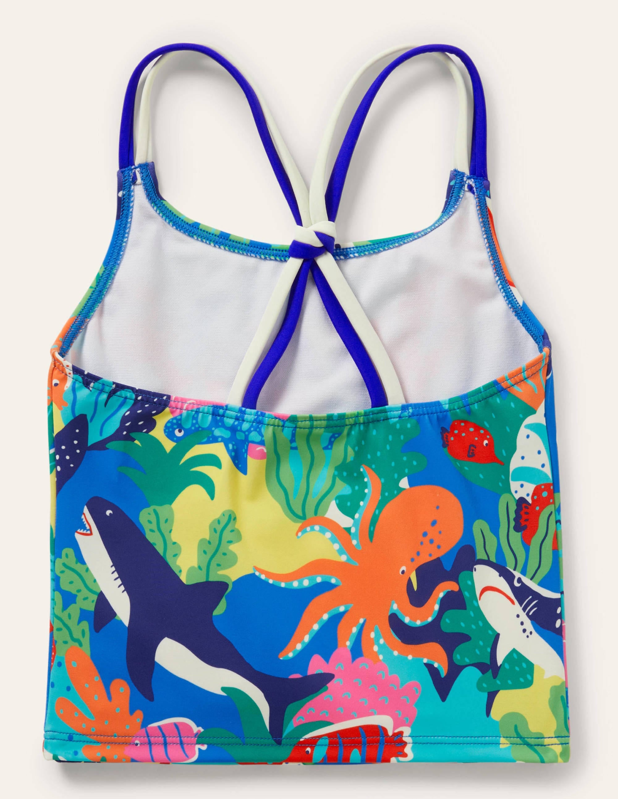 Haut de tankini à motif-Récif arc-en-ciel multi - Image 2