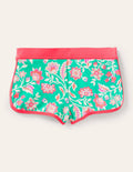 Short de bain à motif-Motif cachemire vert tropical