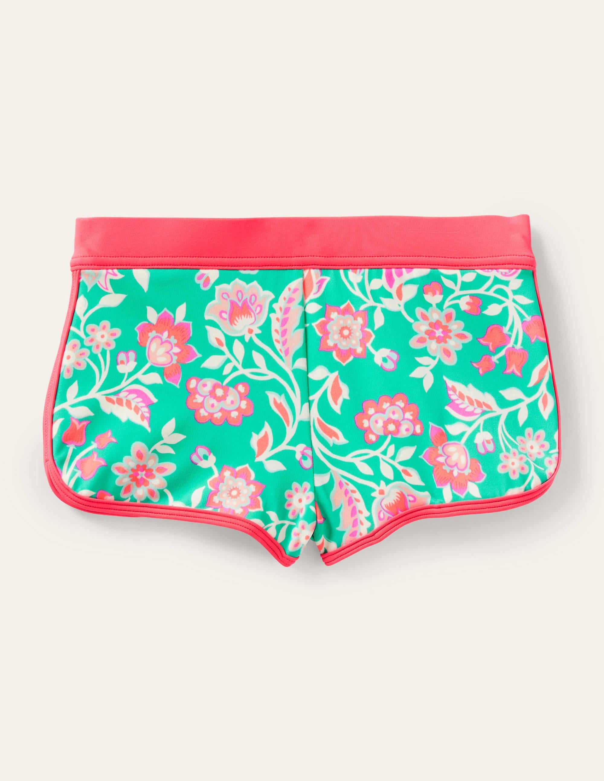 Short de bain à motif-Motif cachemire vert tropical - Image 1
