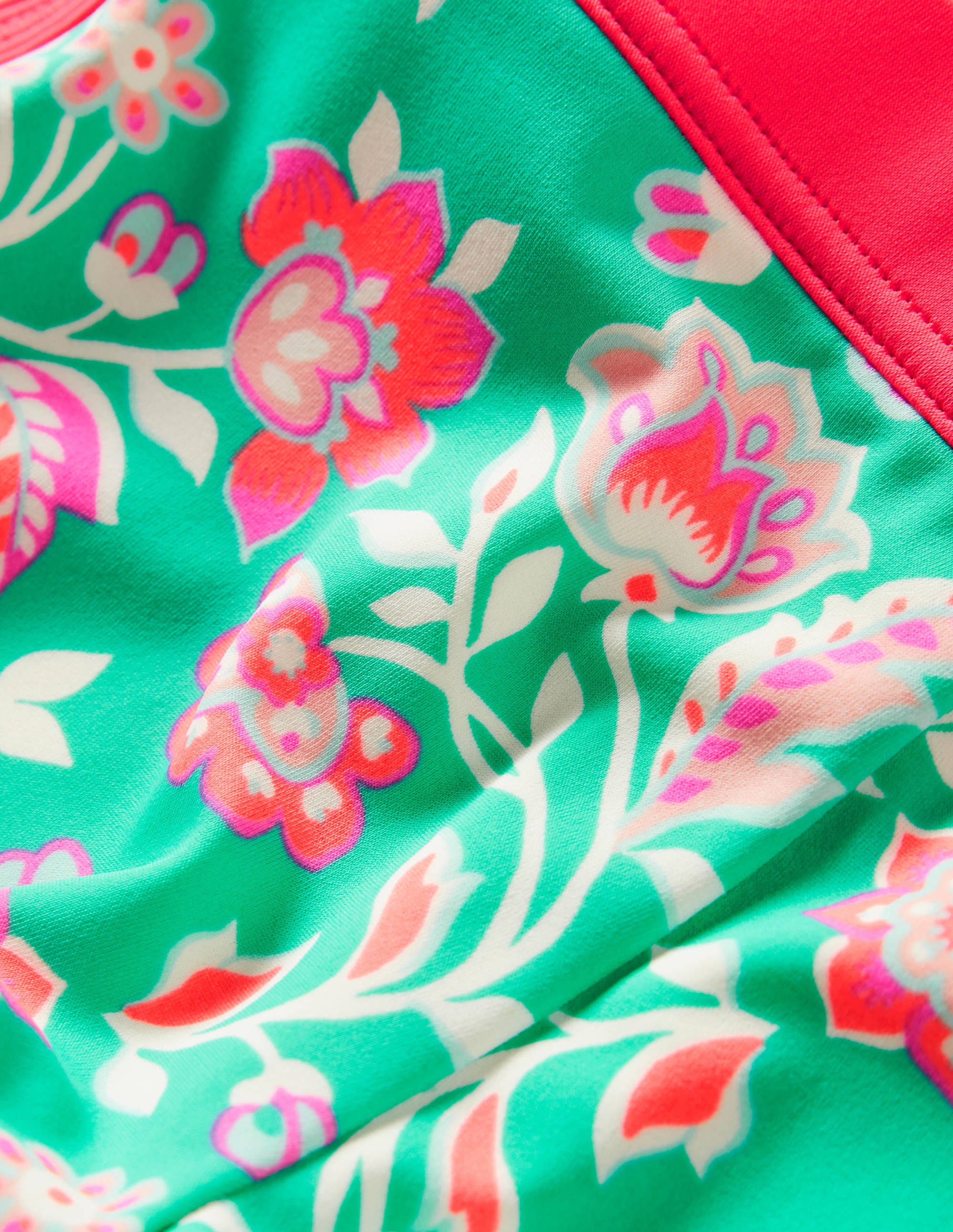Short de bain à motif-Motif cachemire vert tropical - Image 3