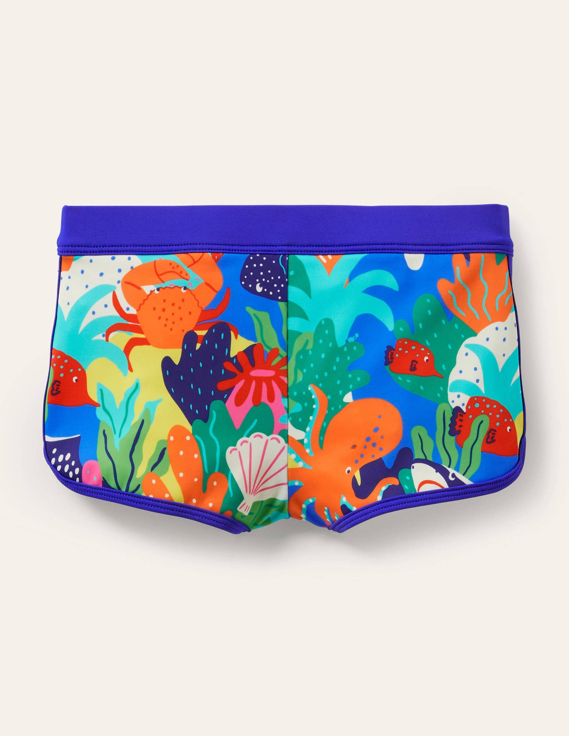 Gemusterte Badeshorts-Bunt/Regenbogenfarben, Riffszene-2
