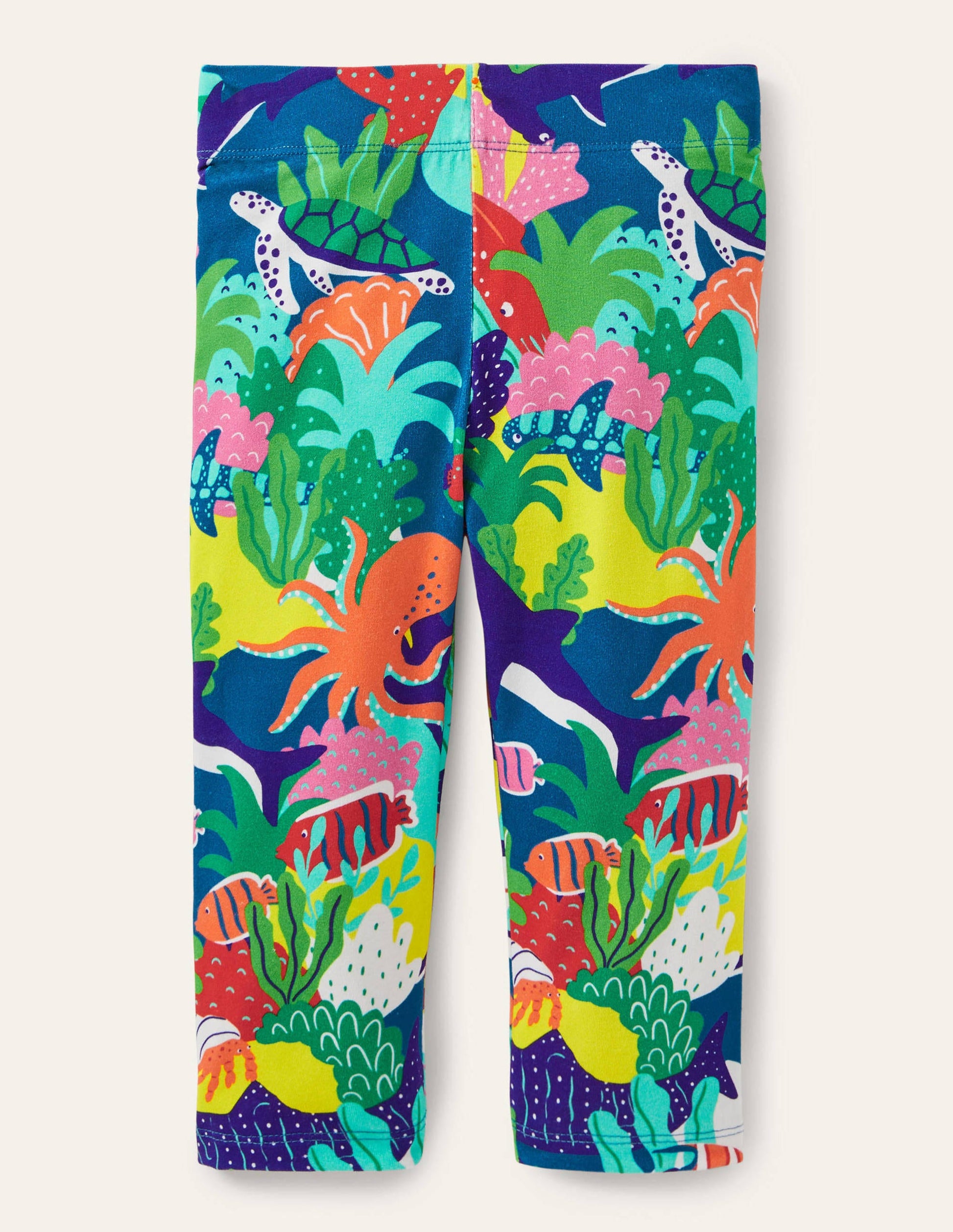 Legging court fun-Récif arc-en-ciel multi-1