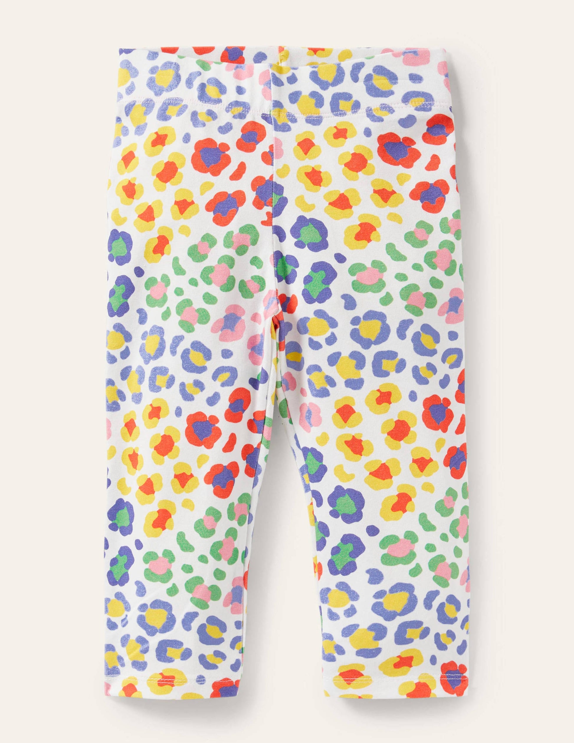 Legging court fun-Imprimé léopard multi-1