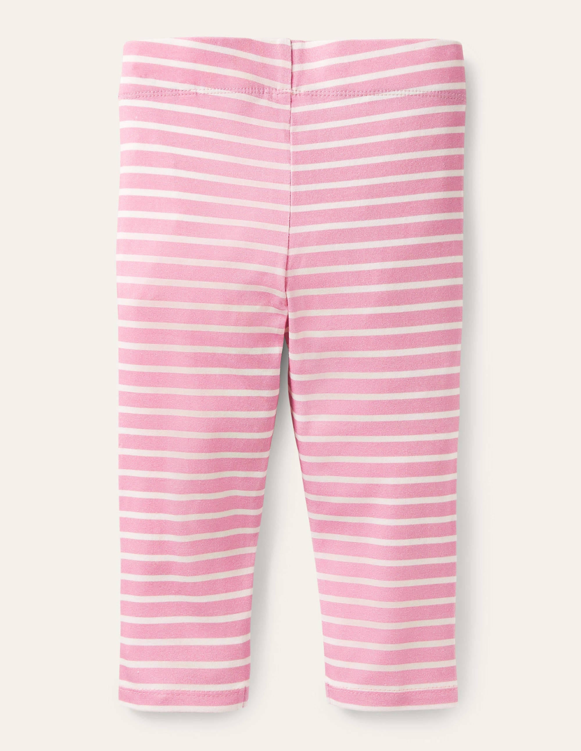 Fun Cropped Leggings-Pink Lemonade/Ivory - Image 2