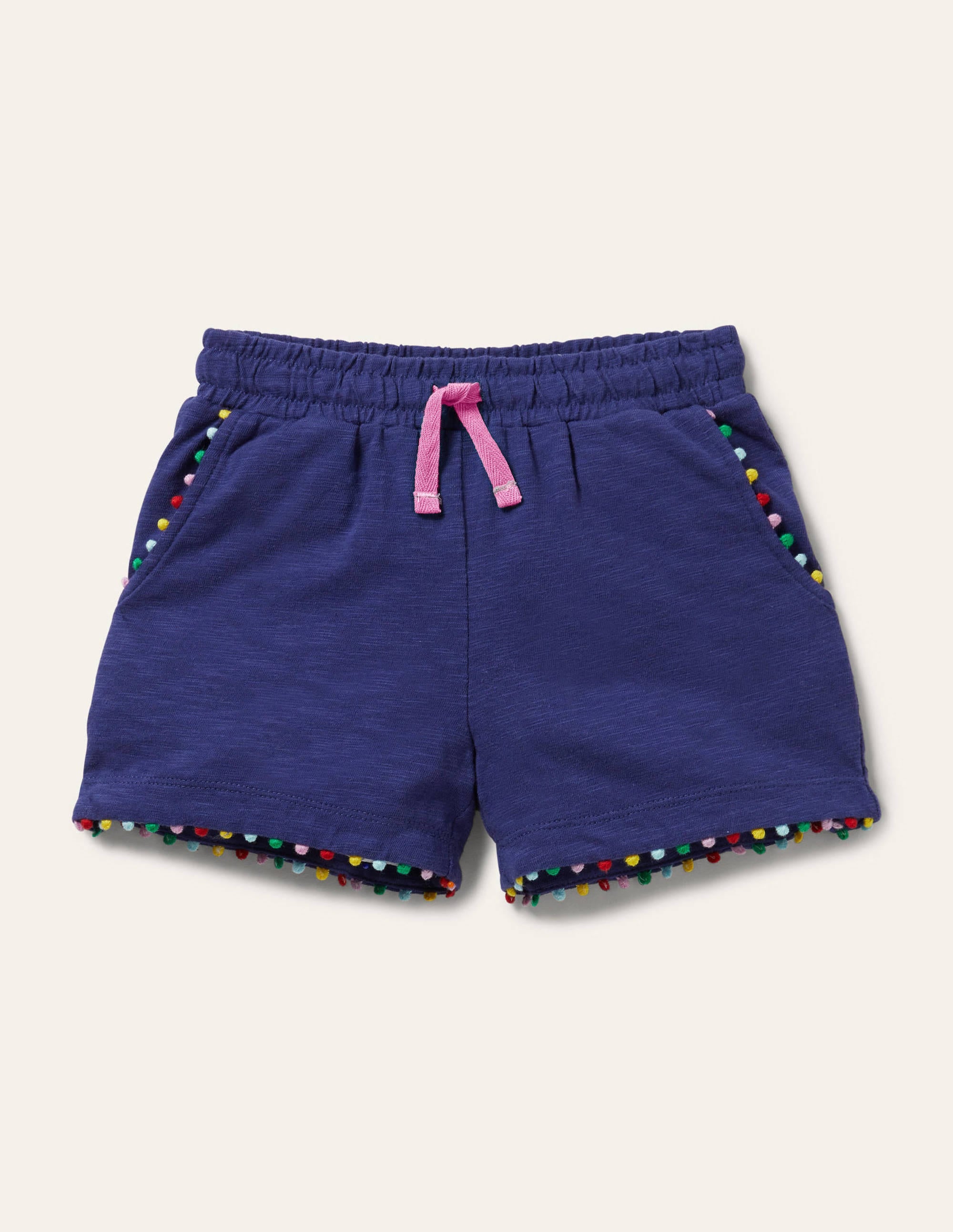 Charlie Jersey-Shorts mit Bommeln-Segelblau - Image 1
