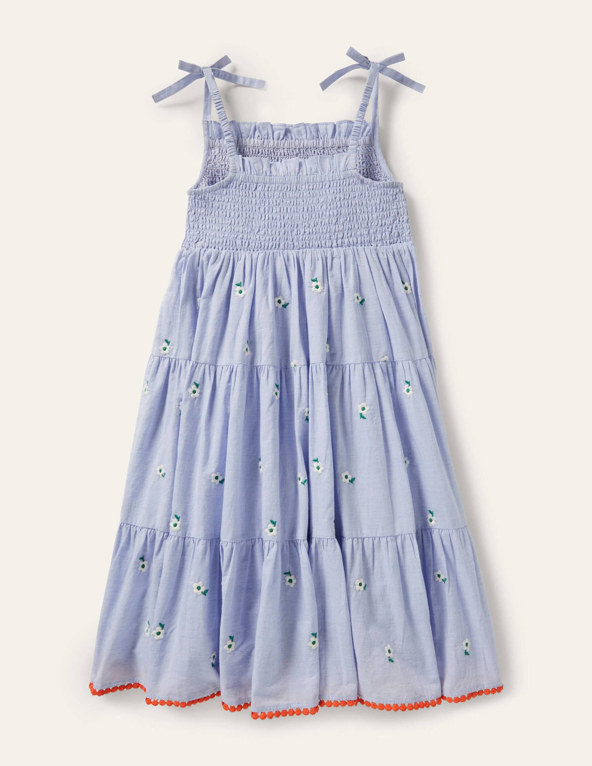 Robe d'été volantée-Chambray - Image 2