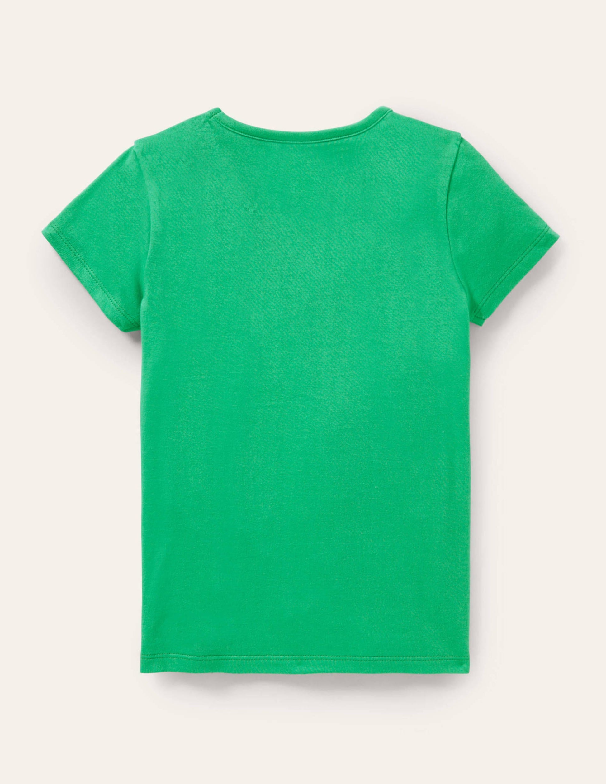 Kurzärmliges T-Shirt mit Applikation-Aloe-Vera-Grün, Erdmännchen-2