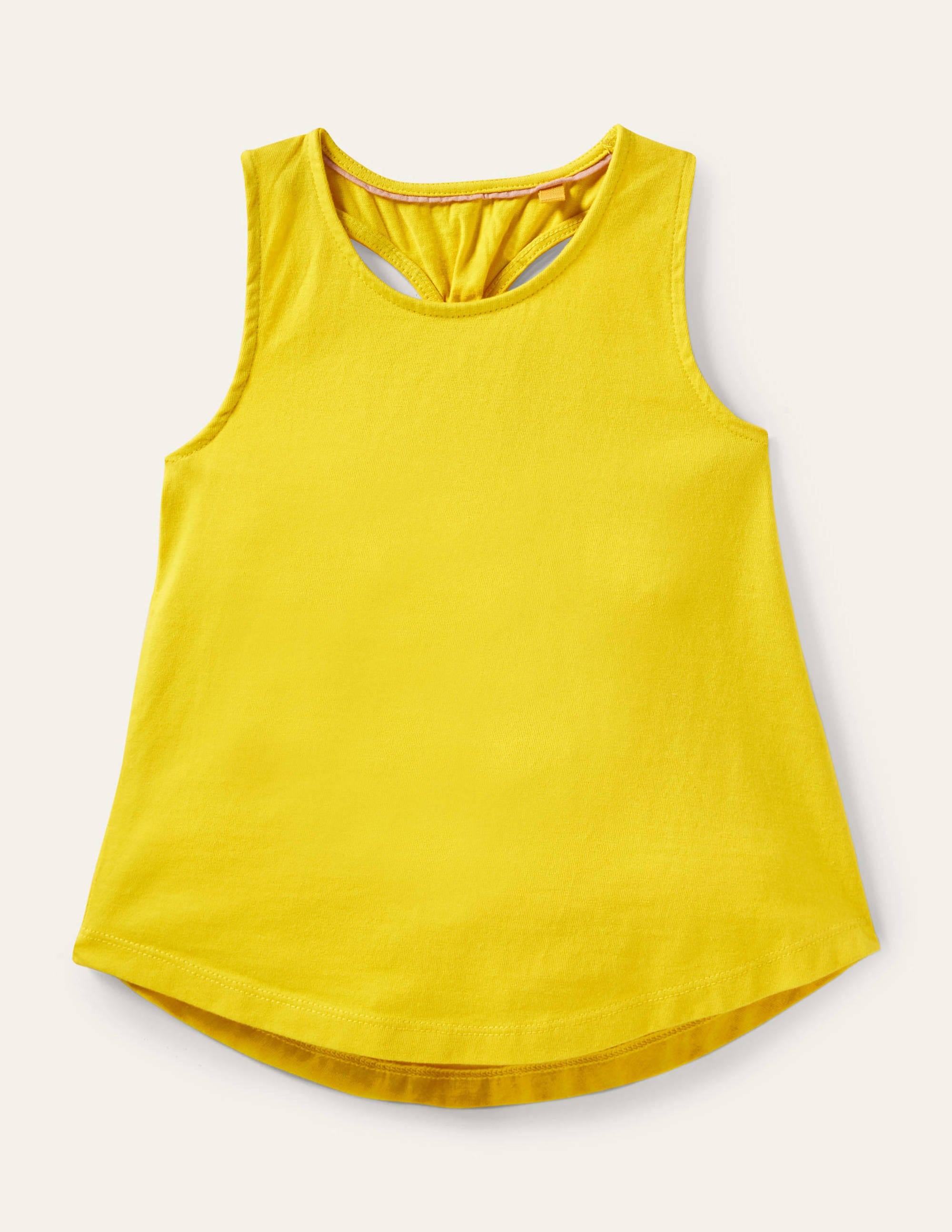 Débardeur à dos nageur noué-Jaune jonquille - Image 1