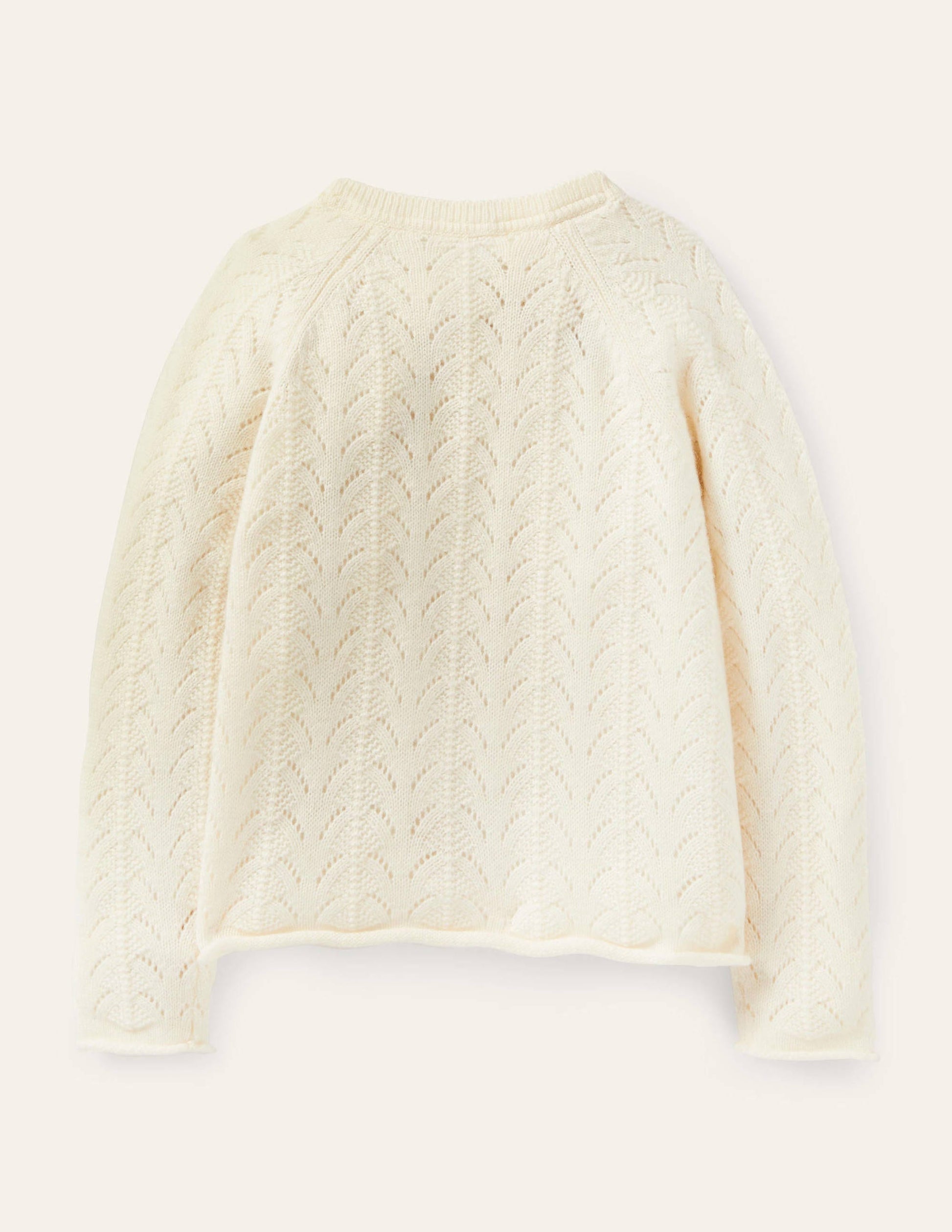 Cardigan en cachemire-Écru chiné-2