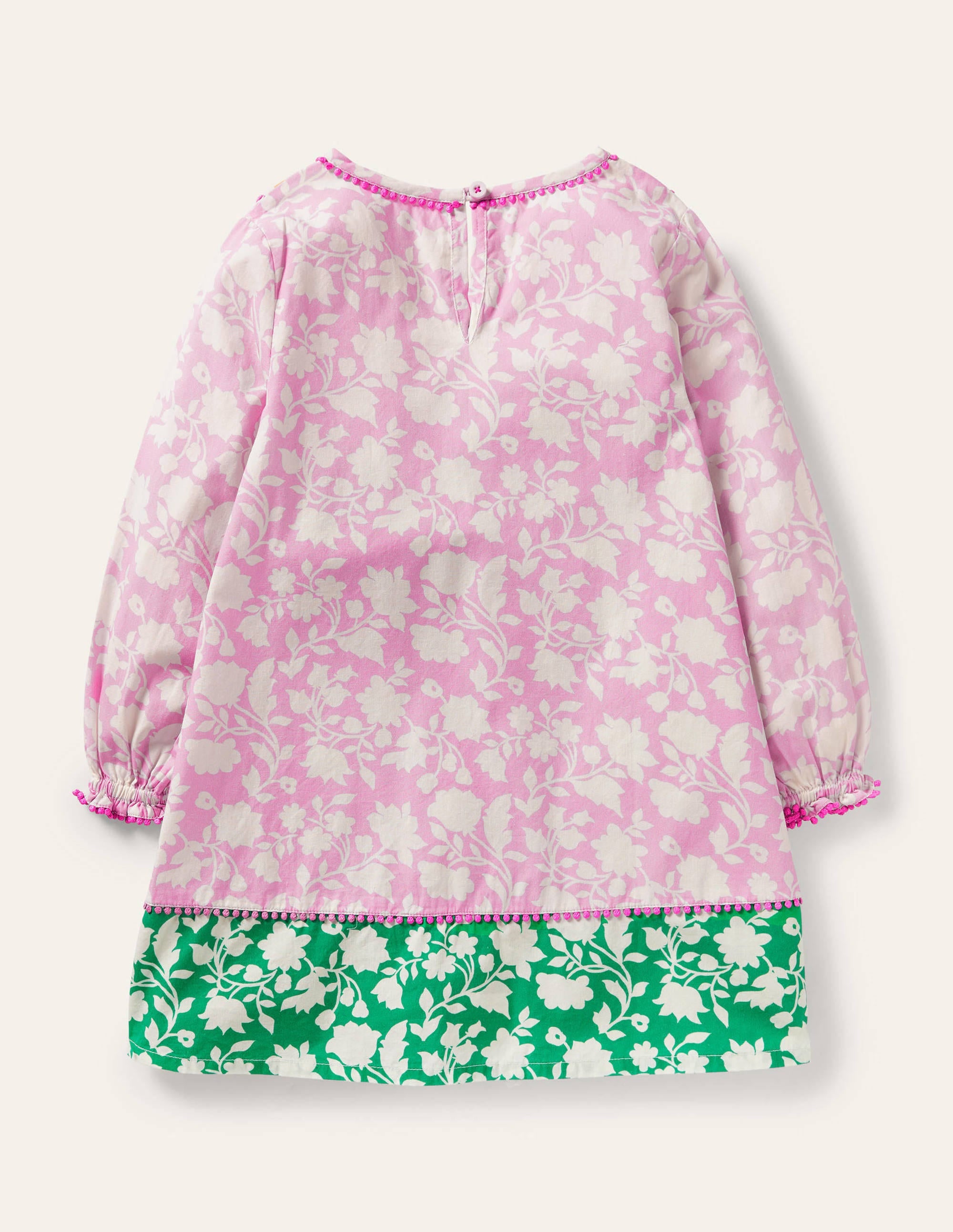 Long-sleeve Embroidered Kaftan-Multi Woodblock - Image 2