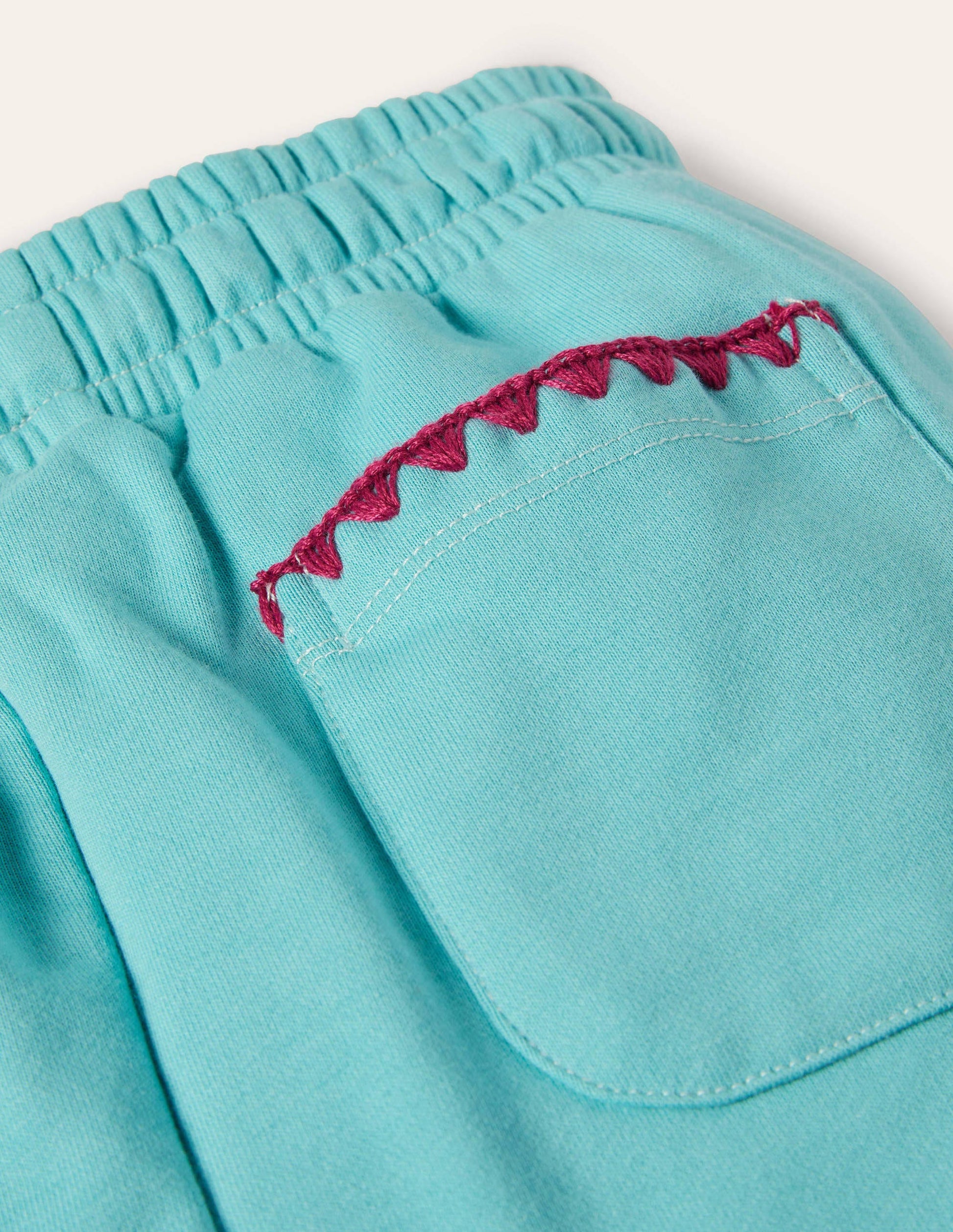Ausgefallene Jerseyshorts-Küstenblau-3