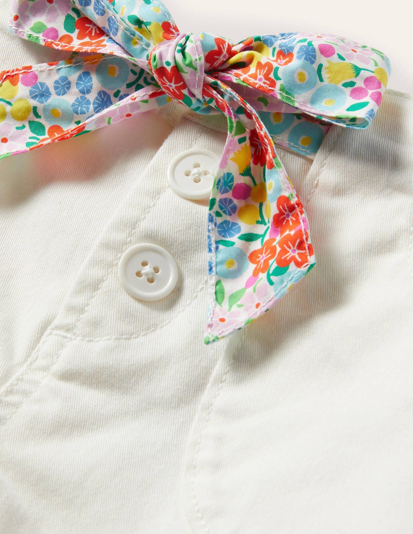 Twill-Cargoshorts-Weiß