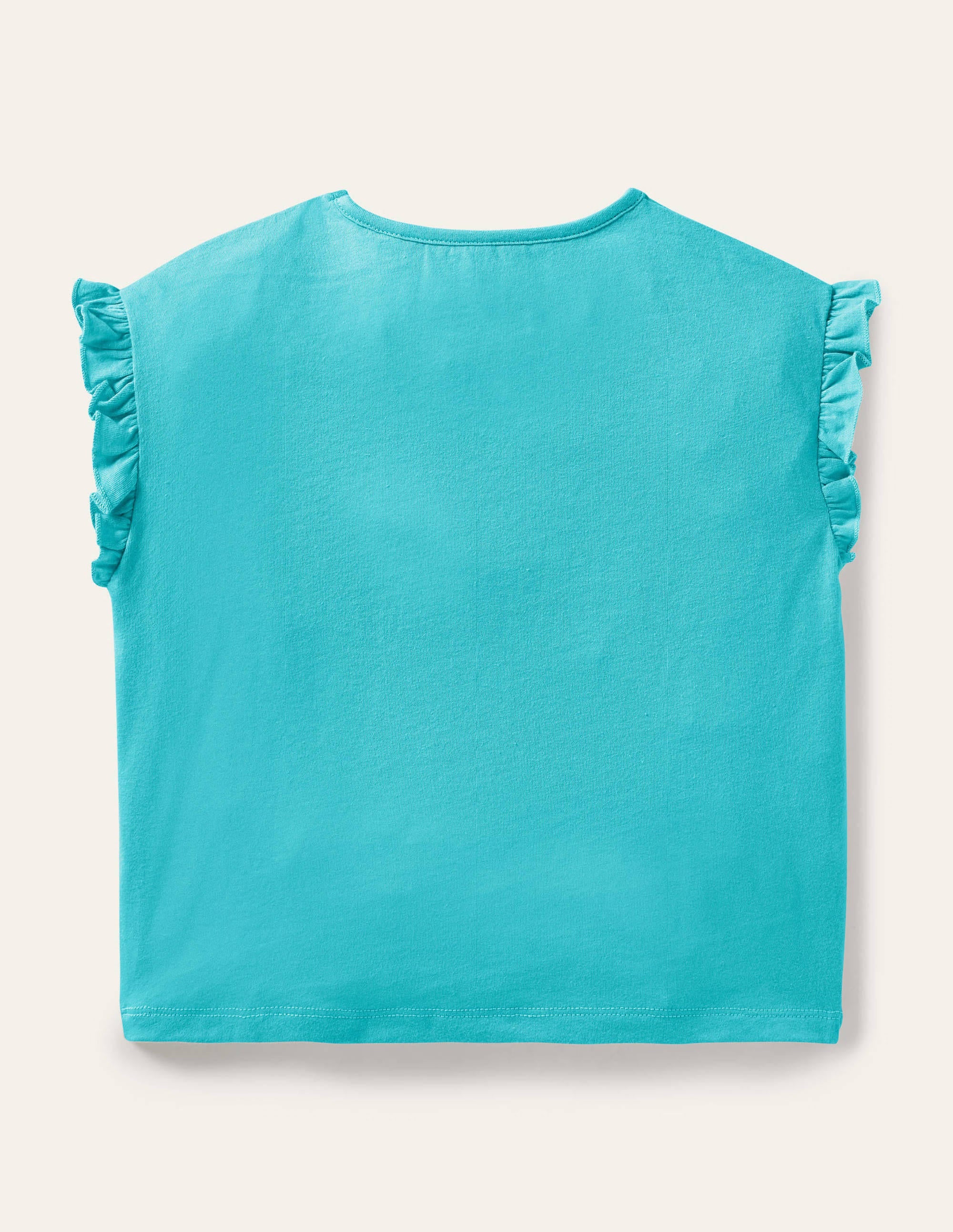 Top Faye en jersey-Turquoise - Image 2