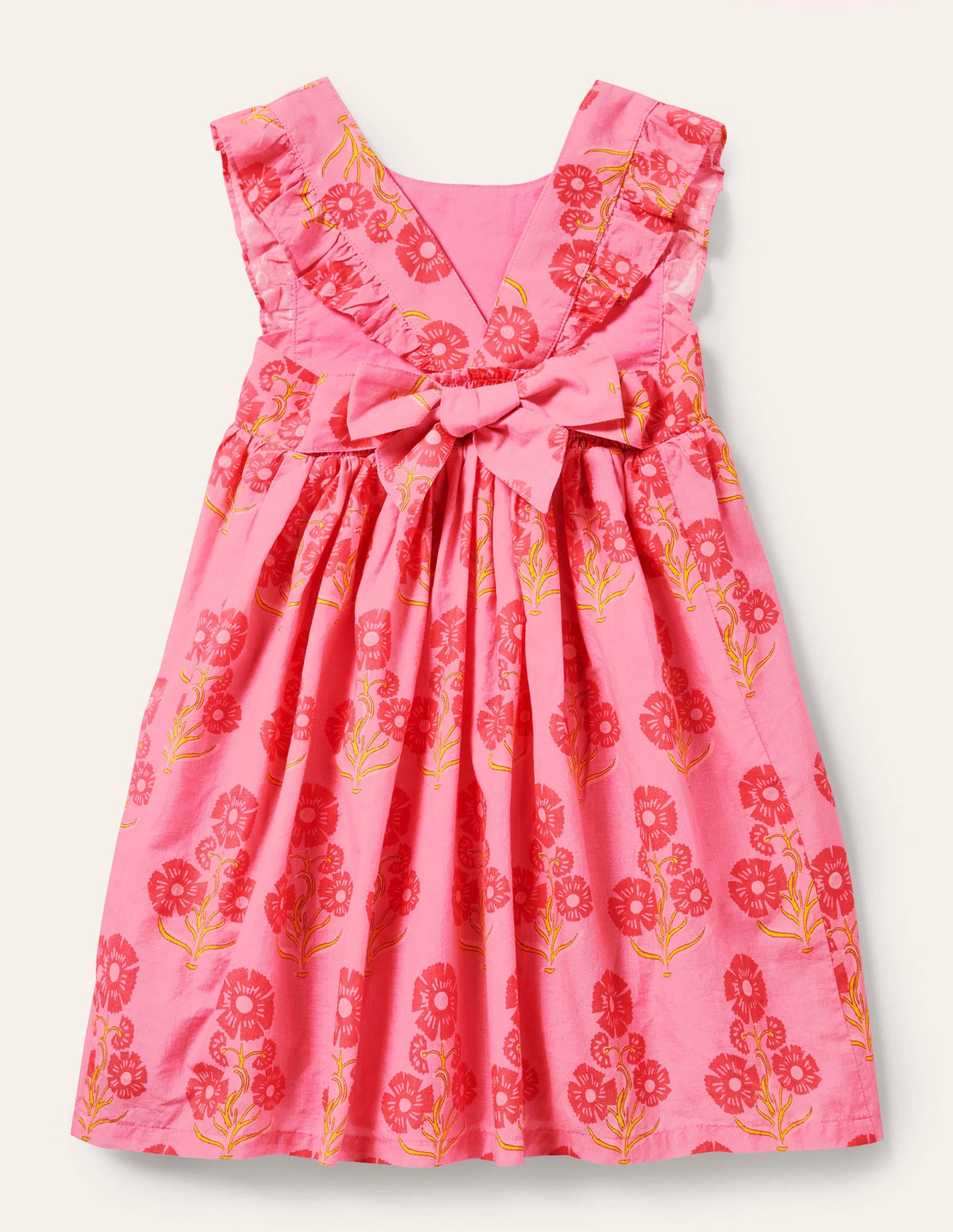 Robe avec nœud à l'arrière-Imprimé Molly Mahon floral - Image 2