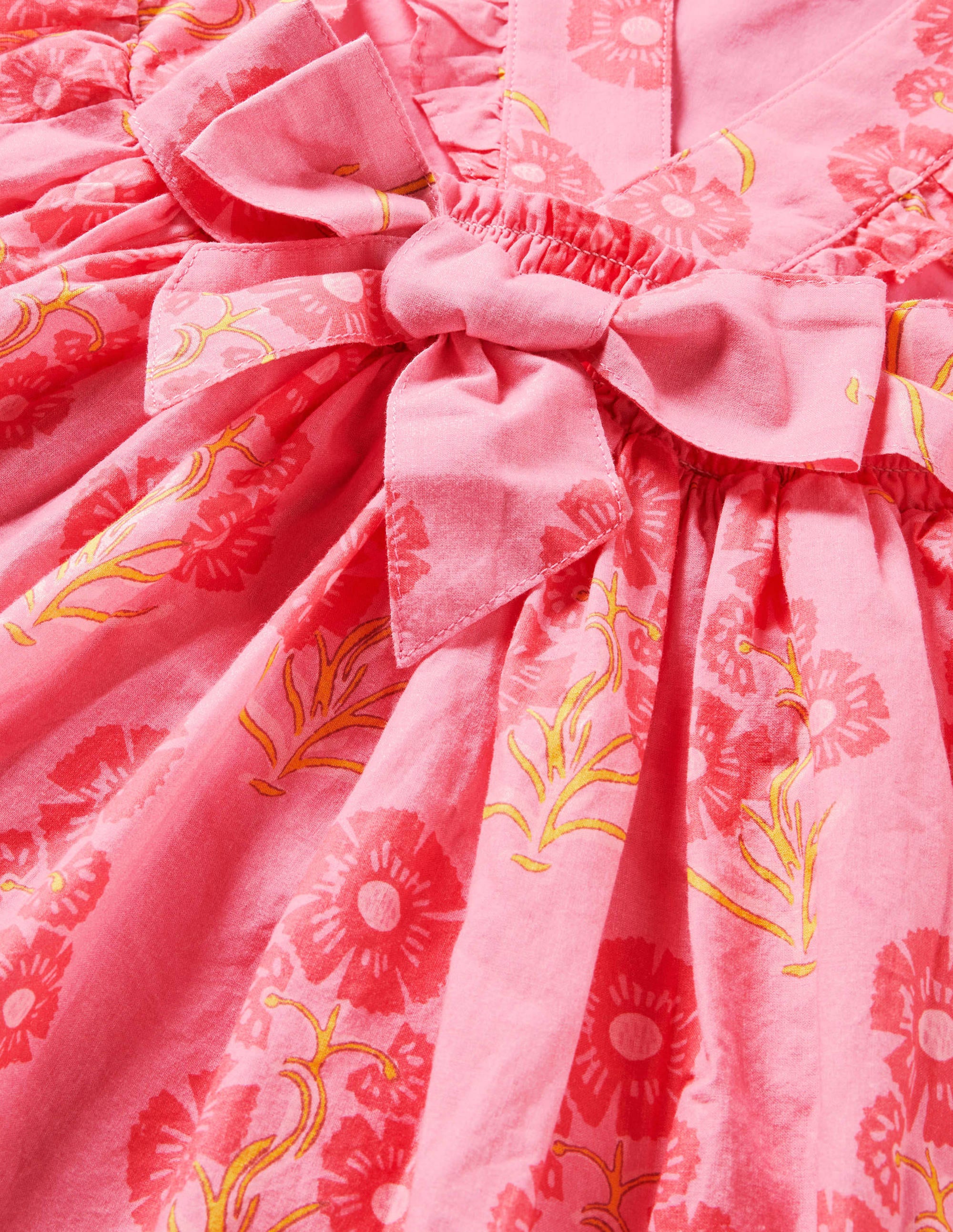Robe avec nœud à l'arrière-Imprimé Molly Mahon floral - Image 3