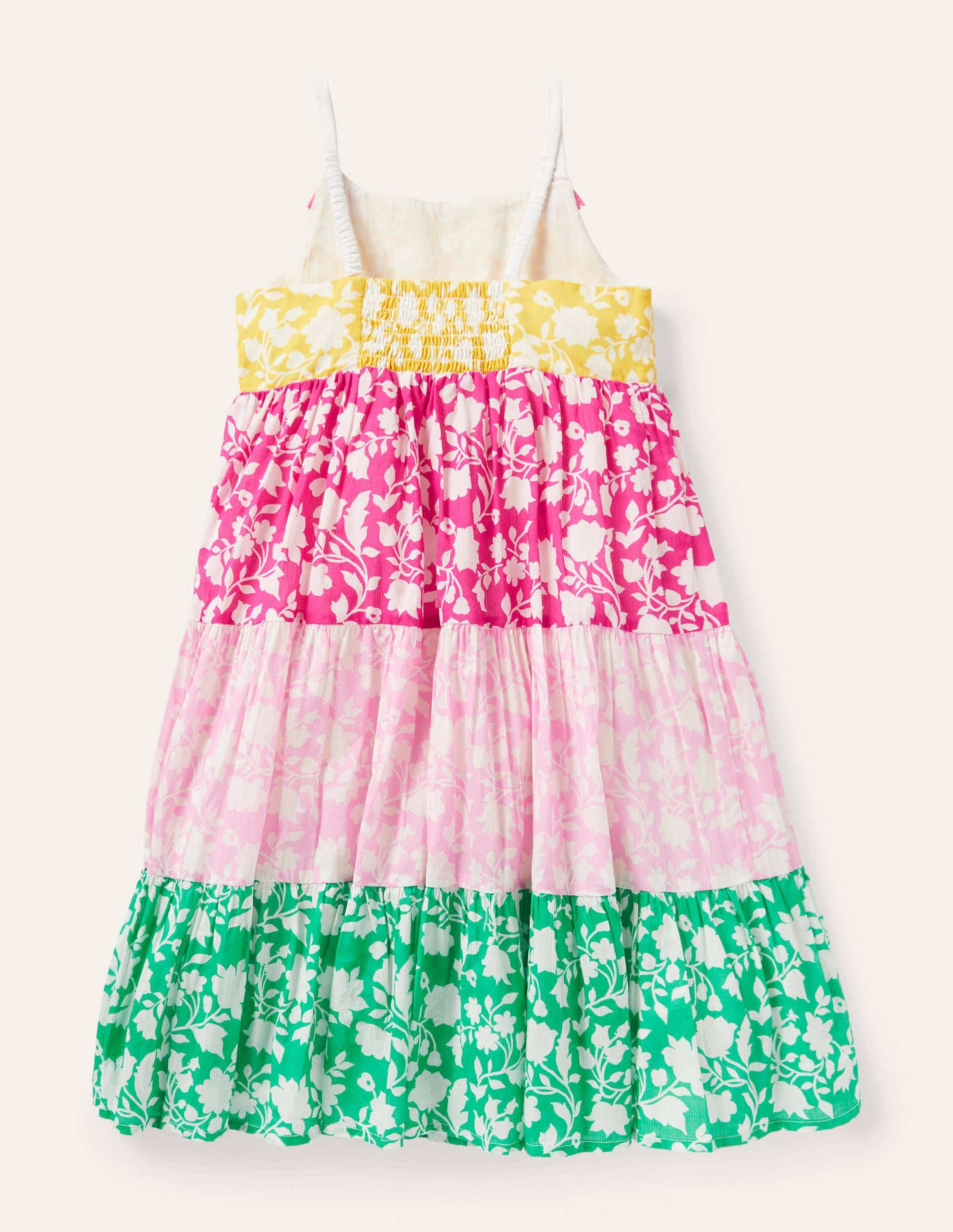 Robe d'été imprimée et volantée-Pêle-mêle multi - Image 2