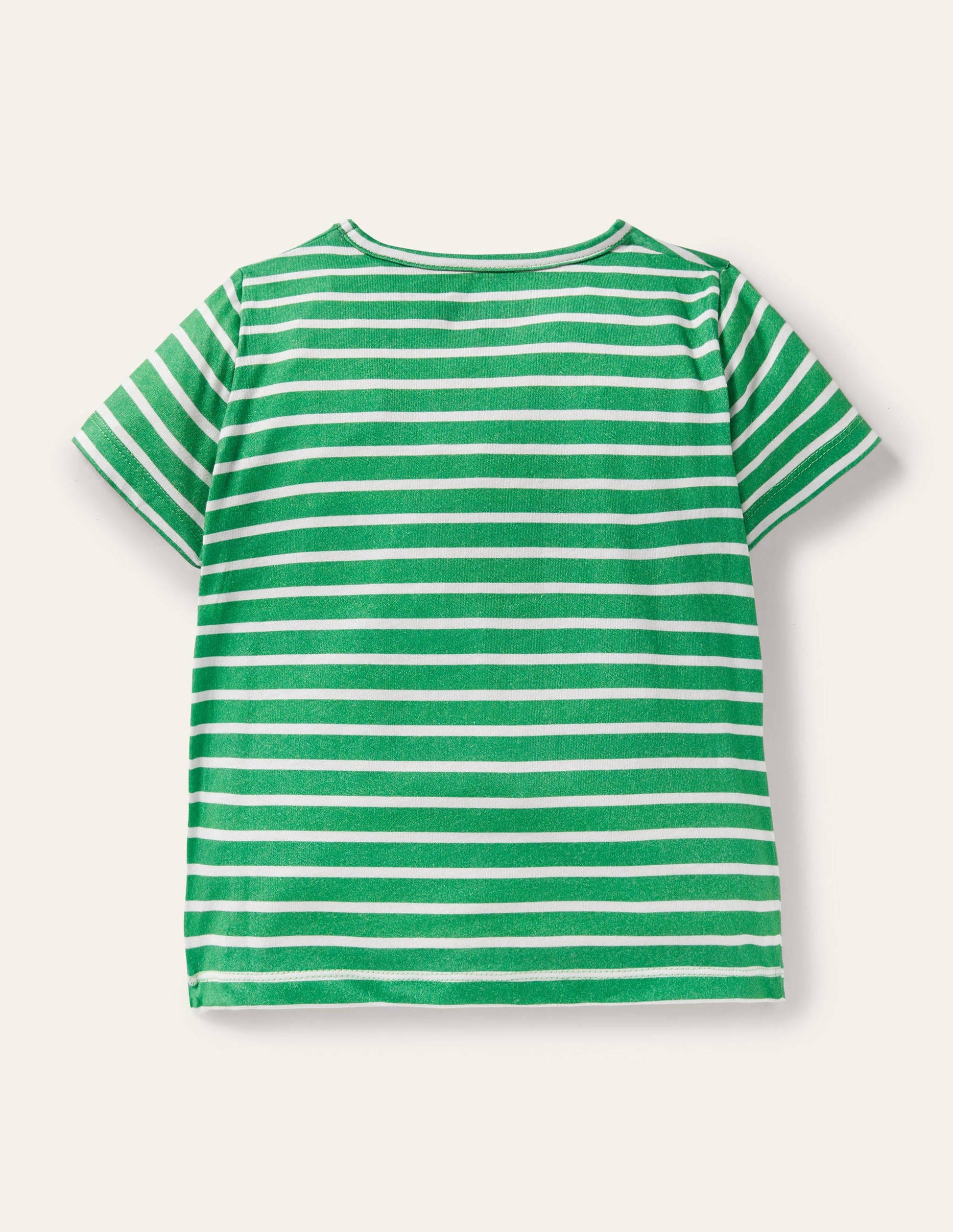 Lift-the-flap T-shirt-Tropical Green/ Ivory Giraffe-2