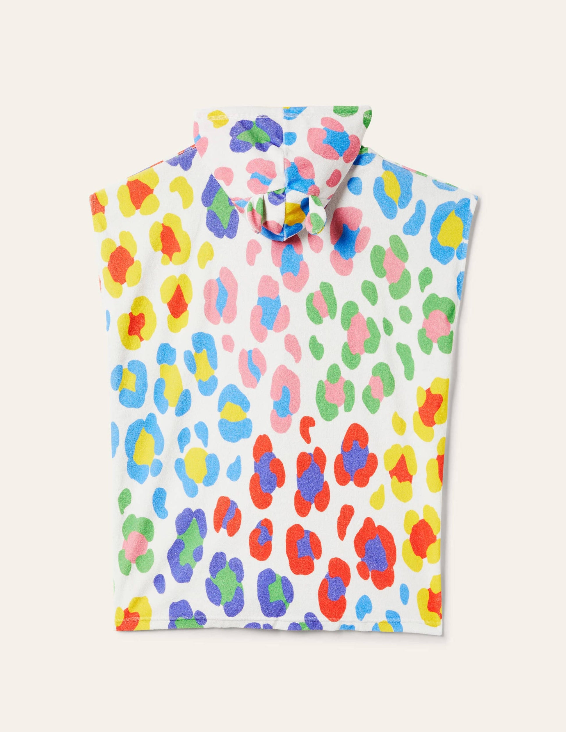 Poncho en éponge-Léopard grand multi-2